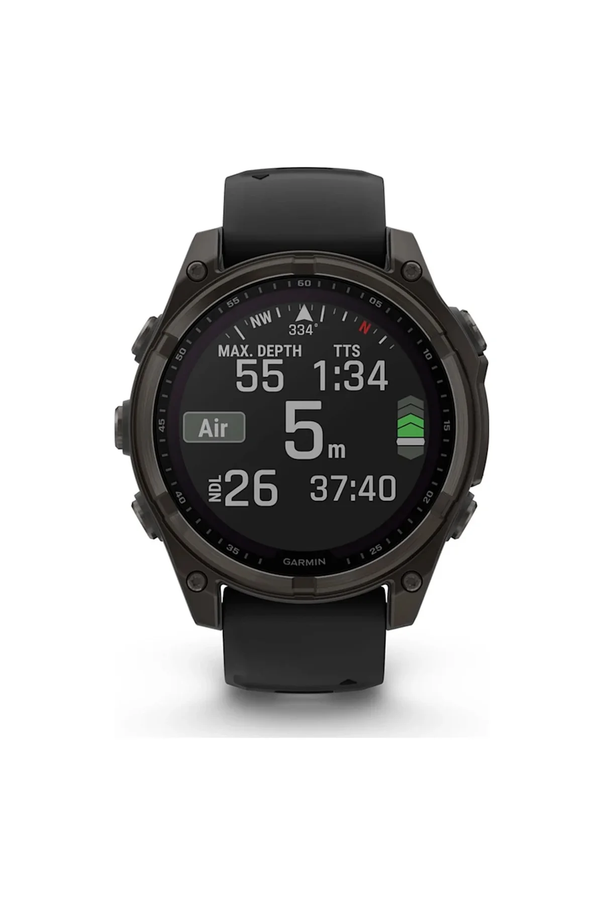Garmin Fenix 8 - 47 MM Solar Sapphire DLC Titanyum Akıllı Saat (Distribütör Garantili) Gri - Karbon - Garmin Görsel 8