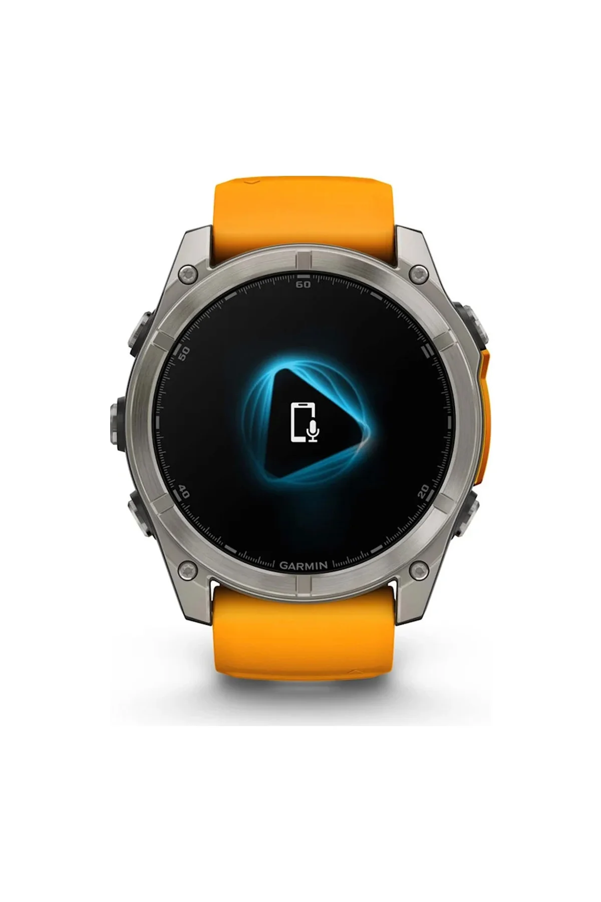 Garmin Fenix 8 51 MM Amoled Akıllı Saat (Distribütör Garantili) Turuncu - Grafit - Garmin Görsel 4
