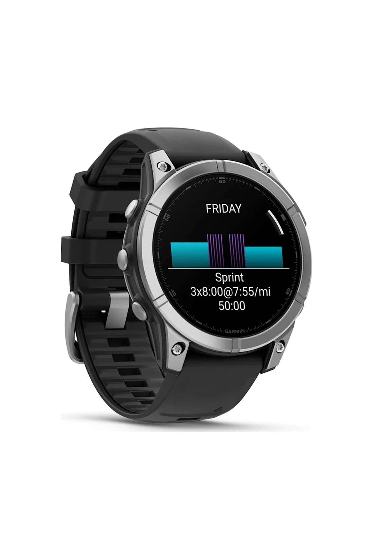Garmin Fenix E 47 MM Amoled Silikon Kayışlı Akıllı Saat (Distribütör Garantili) Çelik - Siyah - Garmin Görsel 3