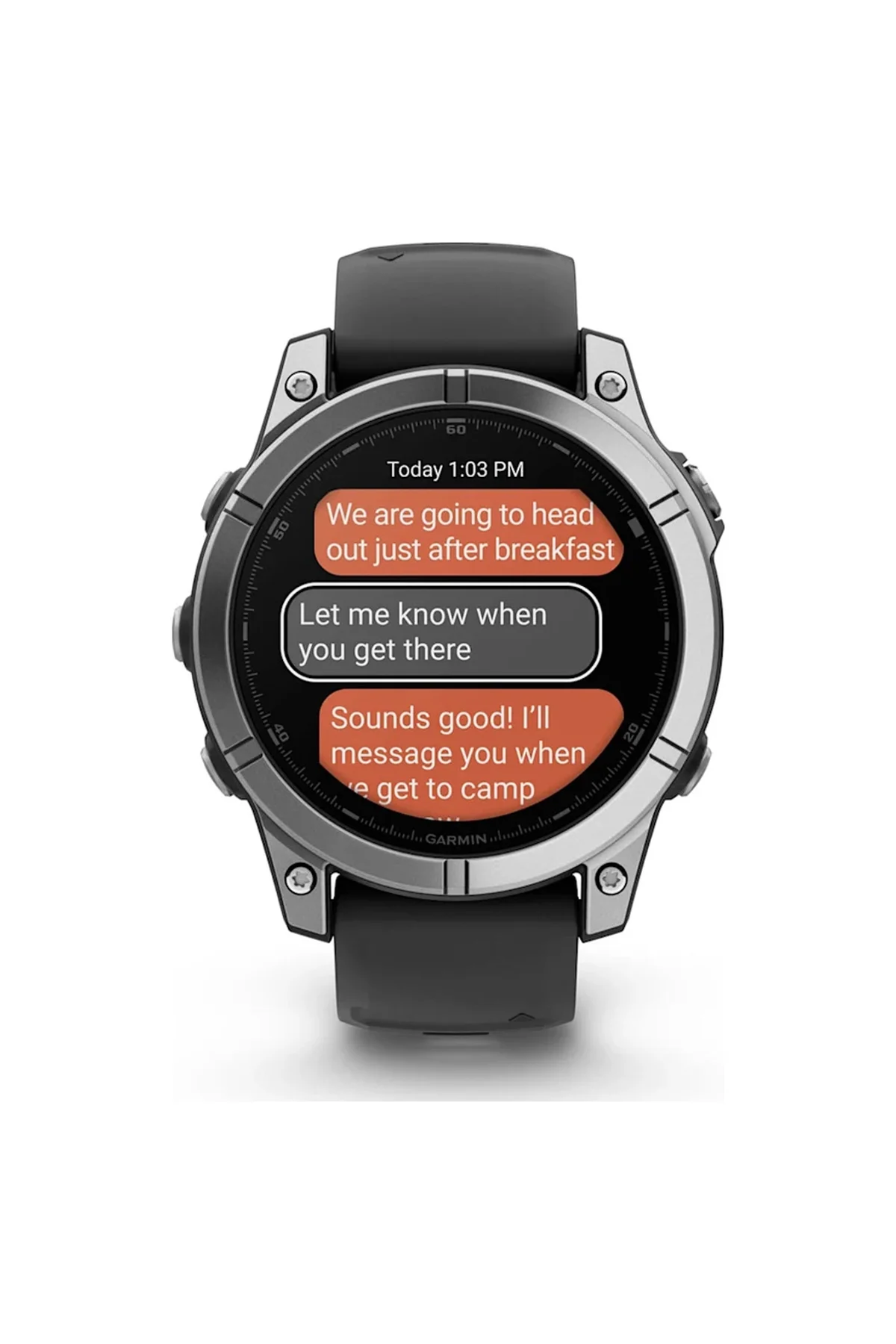 Garmin Fenix E 47 MM Amoled Silikon Kayışlı Akıllı Saat (Distribütör Garantili) Çelik - Siyah - Garmin Görsel 5