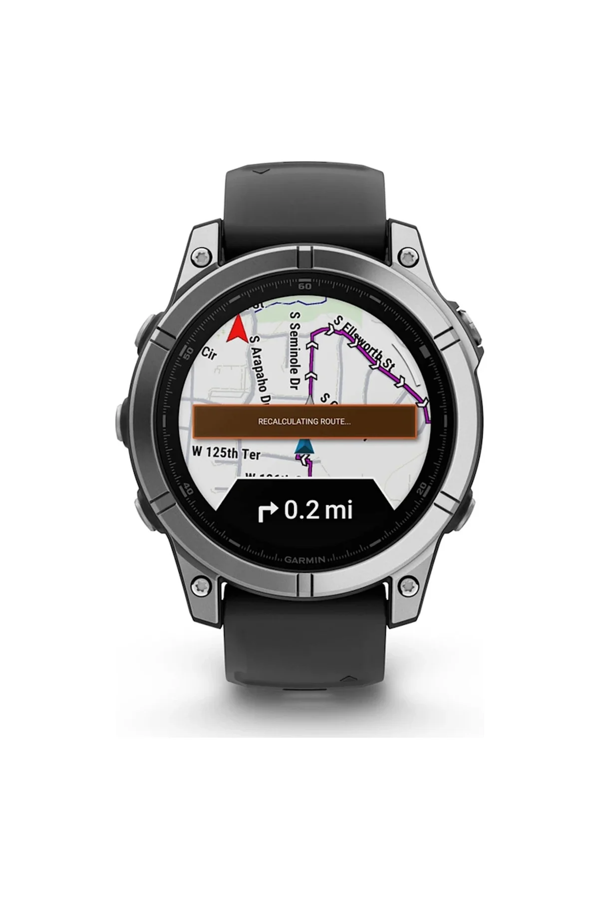 Garmin Fenix E 47 MM Amoled Silikon Kayışlı Akıllı Saat (Distribütör Garantili) Çelik - Siyah - Garmin Görsel 2