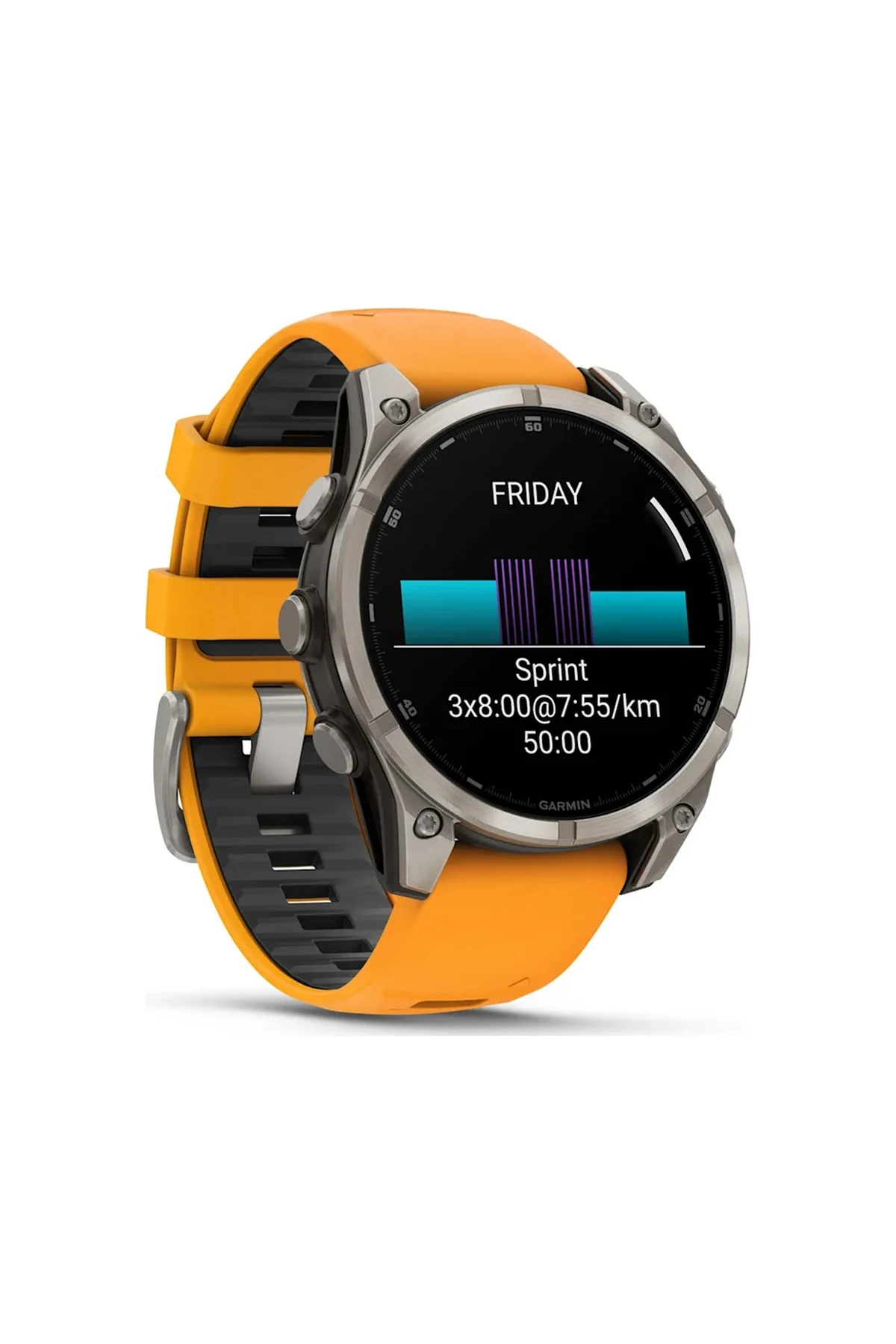Garmin Fenix 8 47 MM Akıllı Saat (Distribütör Garantili) Turuncu - Garmin Görsel 2