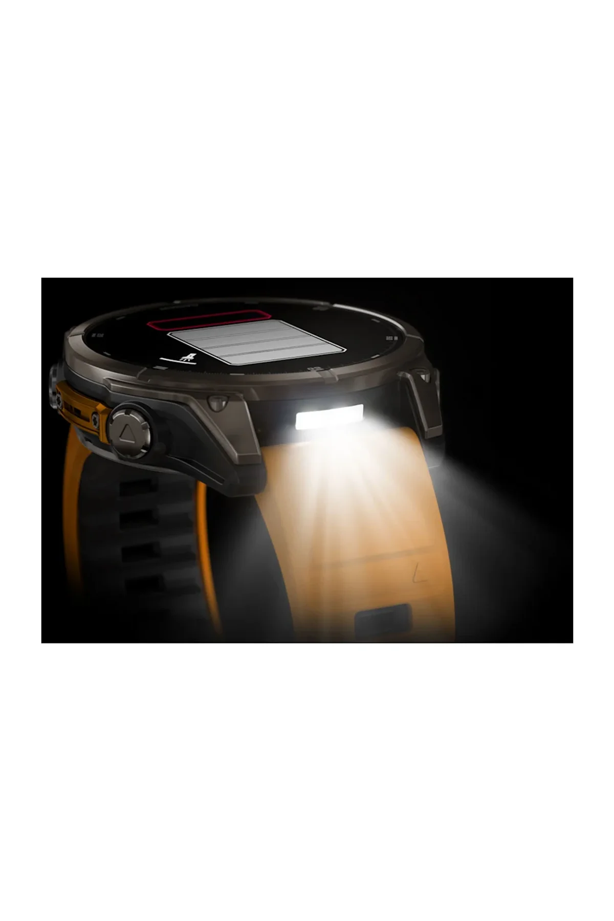 Garmin Fenix 8 – 47mm AMOLED Sapphire Titanyum Turuncu/Grafit Silikon Kayışlı - Garmin Görsel 5