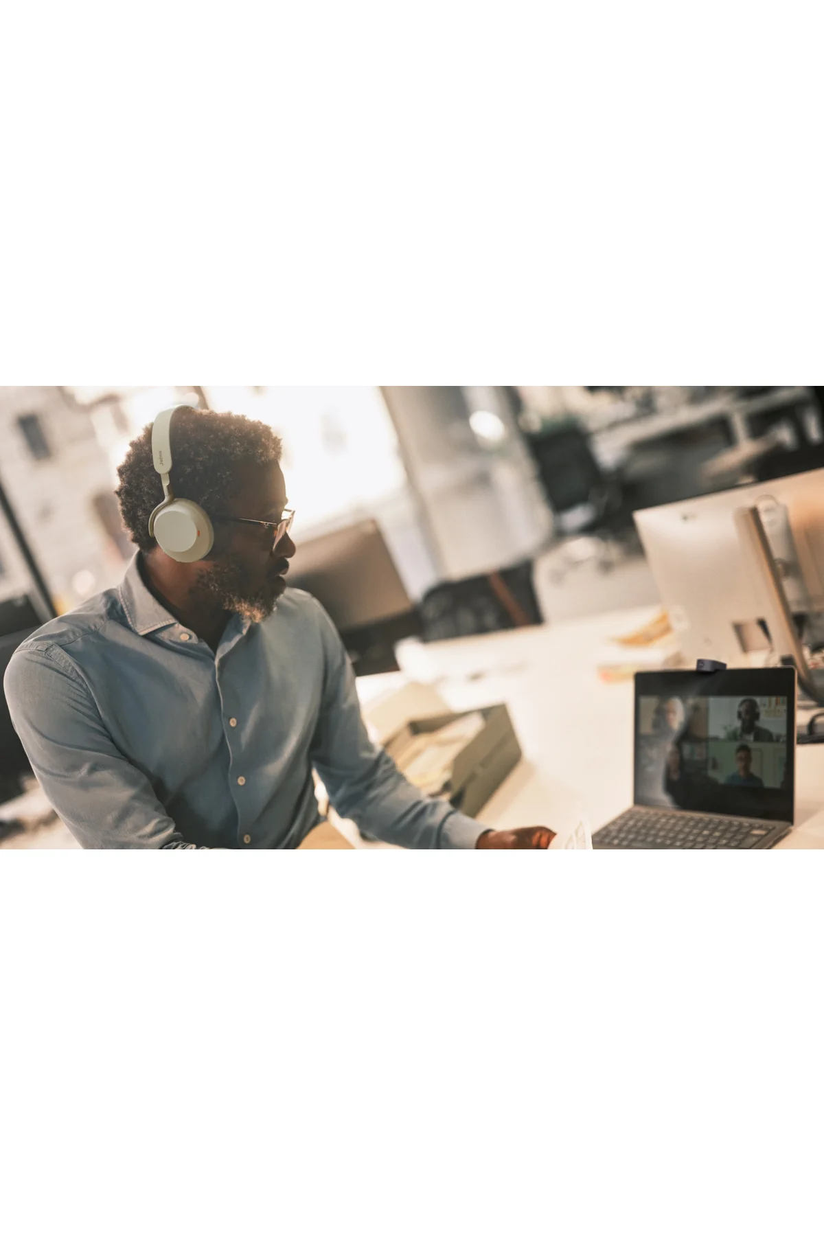 Jabra Evolve3 75 Duo Usb-A Bluetooth 5.2 Kulak Üstü Kulaklık Siyah - Jabra Görsel 5