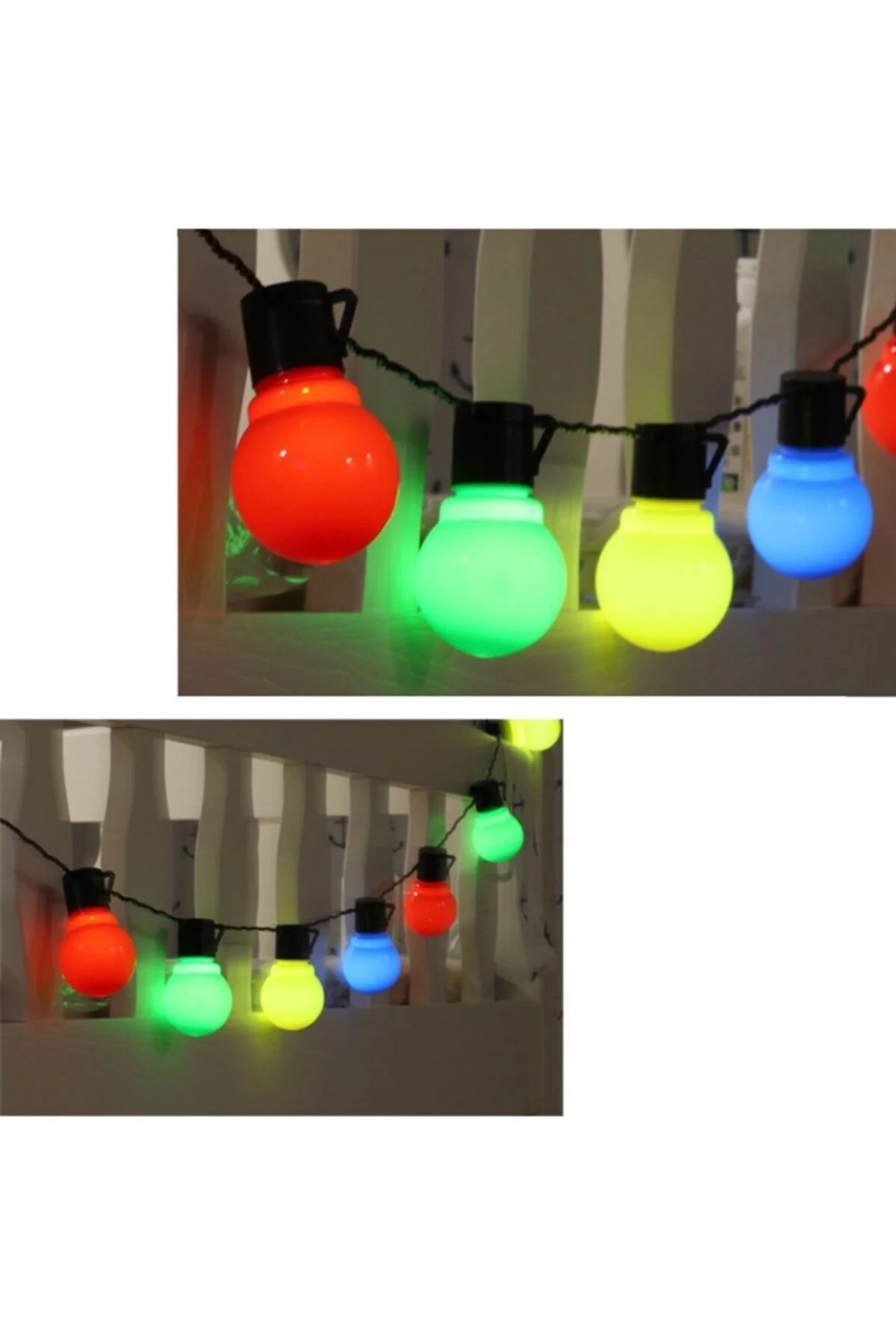 Dekoratif Minik Top 40 Ledli Dekoratif Dolama Led Işık (Rgb) - rennway Görsel 6