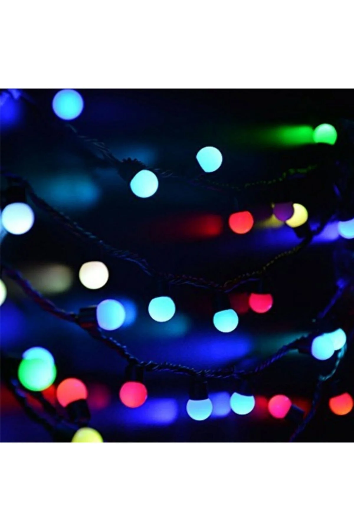 Dekoratif Minik Top 40 Ledli Dekoratif Dolama Led Işık (Rgb) - rennway Görsel 7