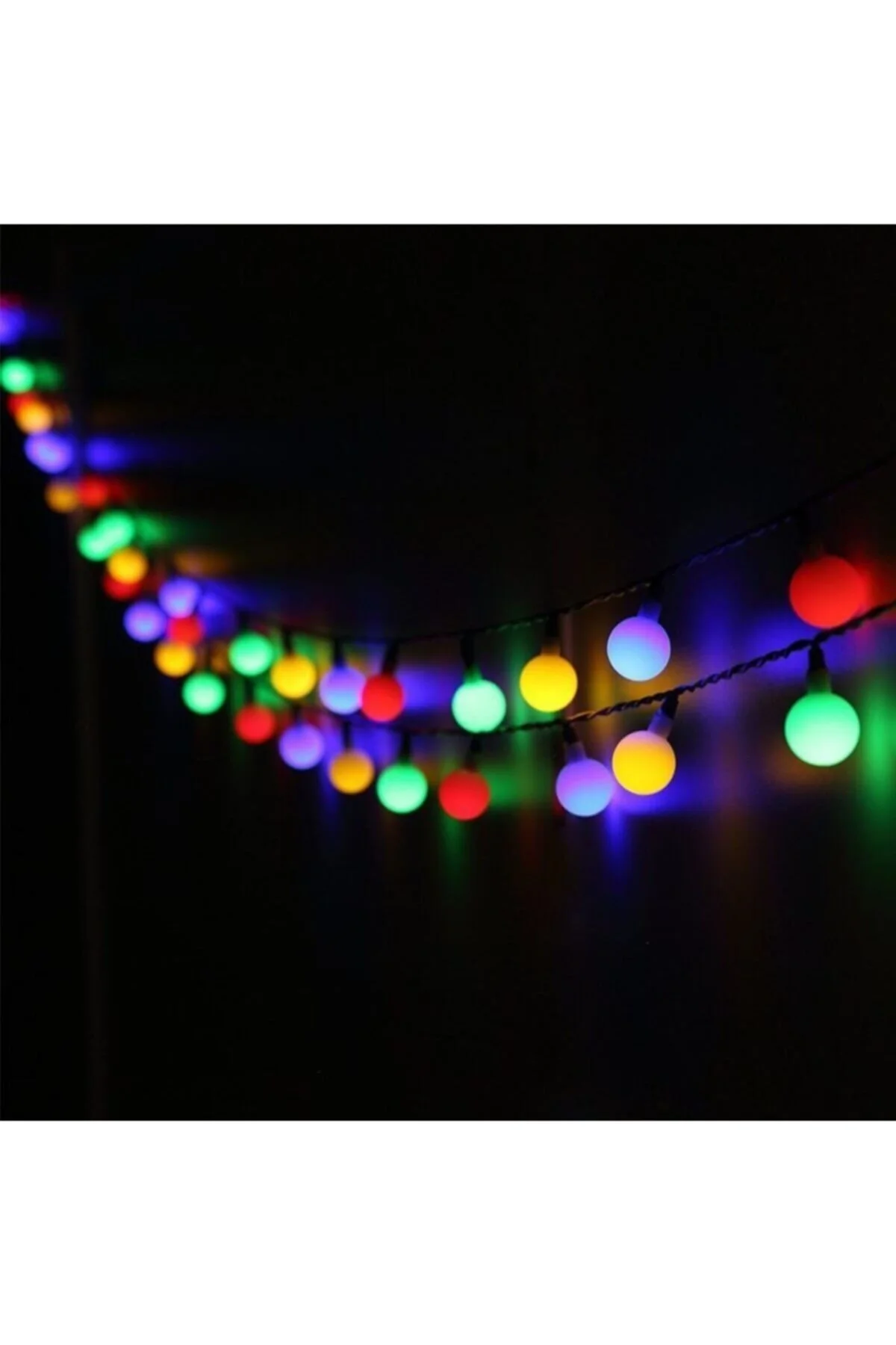 Dekoratif Minik Top 40 Ledli Dekoratif Dolama Led Işık (Rgb) - rennway Görsel 5