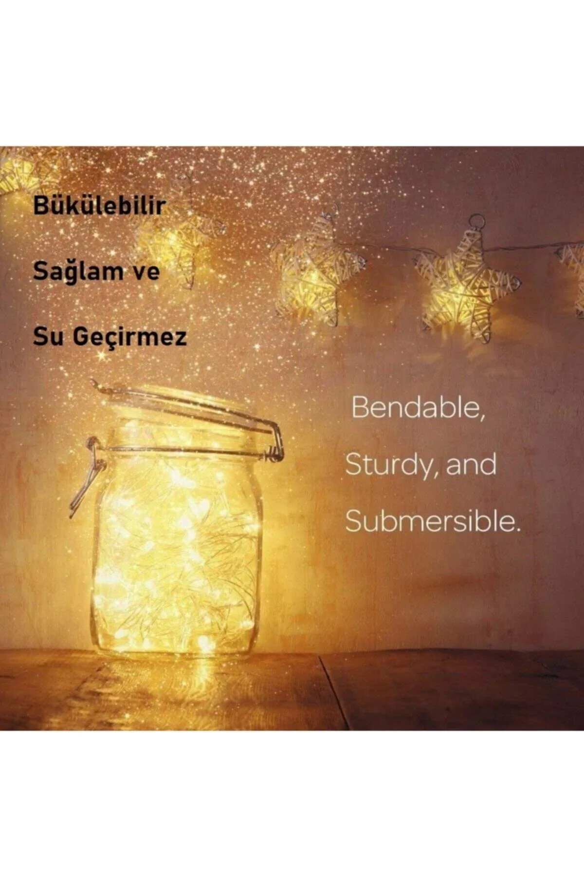 Pilli Peri Led Işık-5 Metre-led Aydınlatma - pazariz Görsel 4