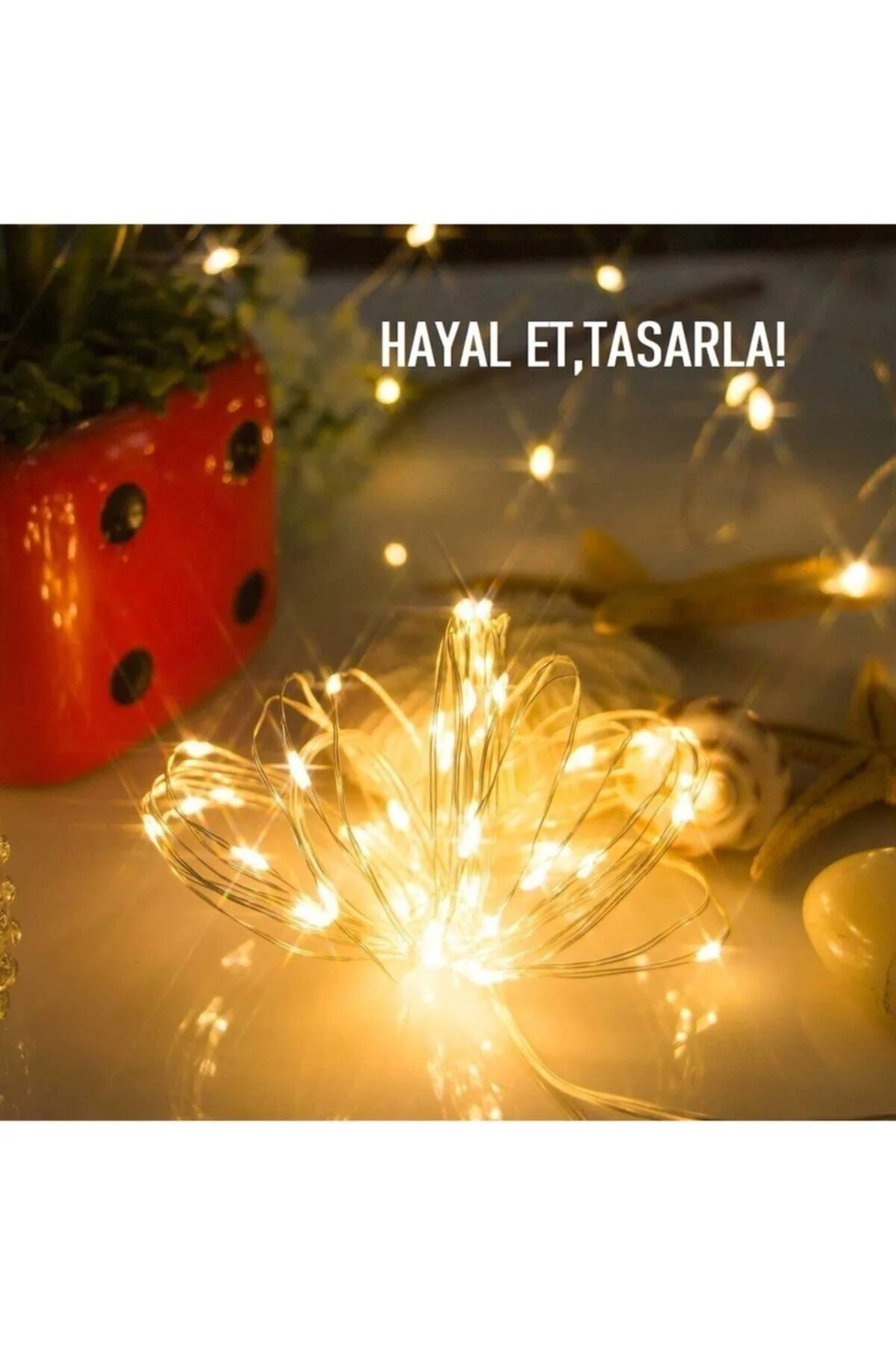 Pilli Peri Led Işık-5 Metre-led Aydınlatma - pazariz Görsel 3
