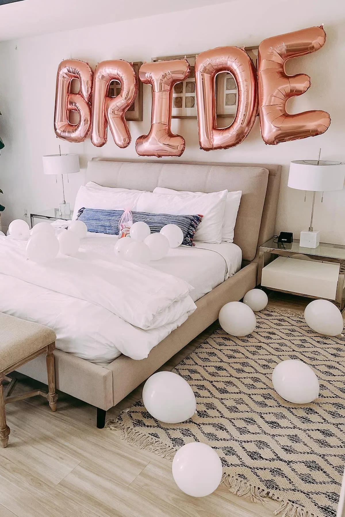 Rose Gold Bride Balon Seti Dev Folyo Balon Seti Bekarlığa Veda Bride To Be Partisi Balonları 100cm - PEKSHOP Görsel 2