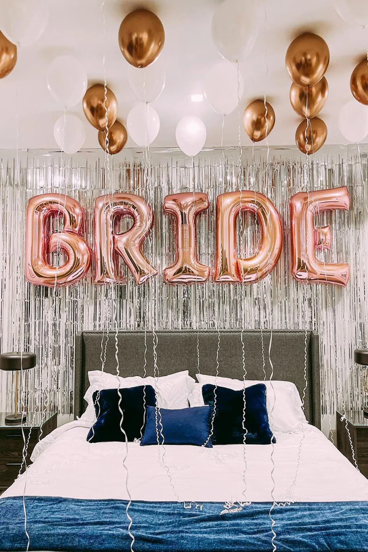 Rose Gold Bride Balon Seti Dev Folyo Balon Seti Bekarlığa Veda Bride To Be Partisi Balonları 100cm - PEKSHOP Görsel 4