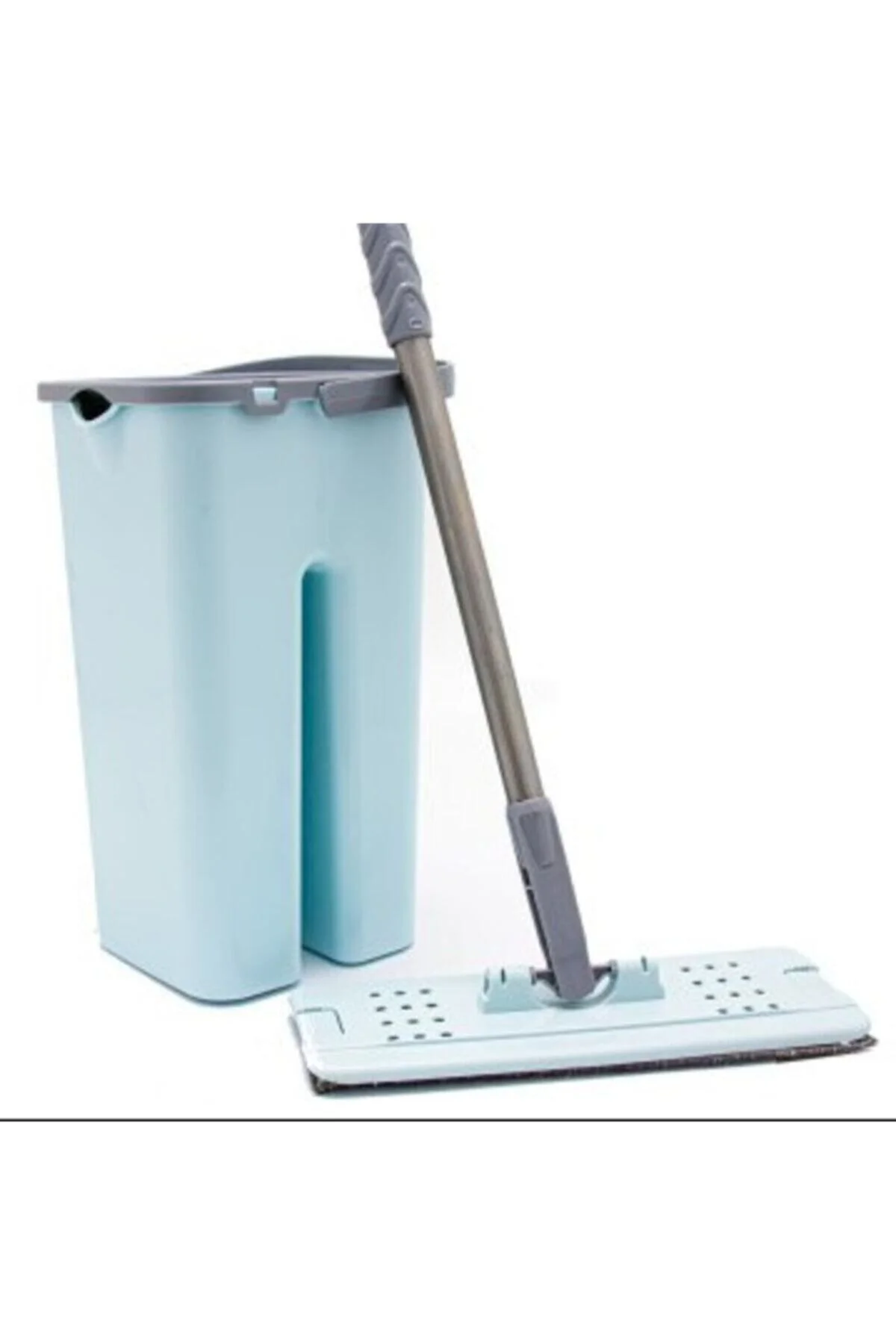 Zambak Tablet Mop Pratik Temizlik Seti Mavi + 6 Yedek Mop