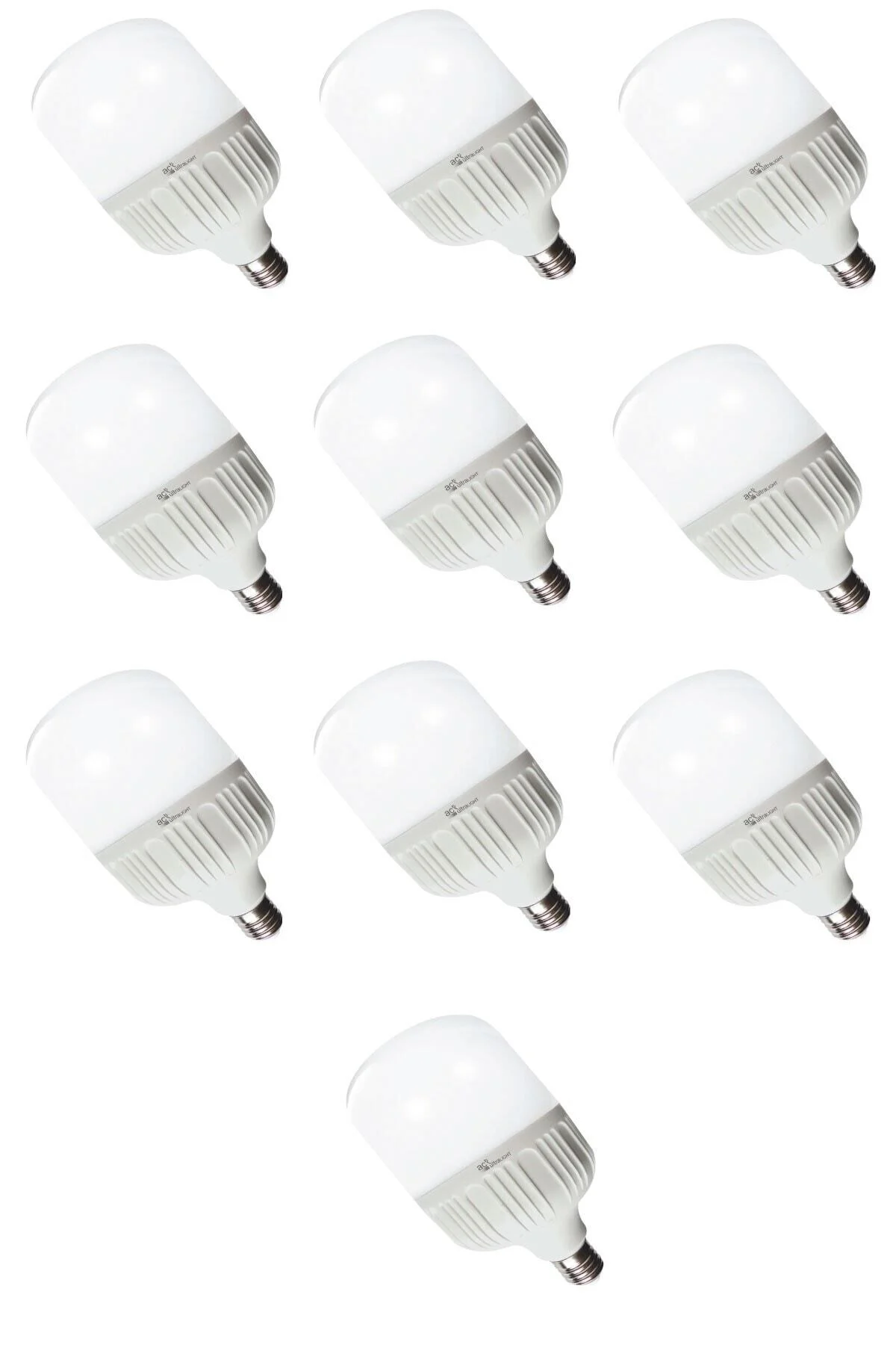 Led Torch Ampul 50 Watt Beyaz Işık Aydınlatma Lambası 10 Ad