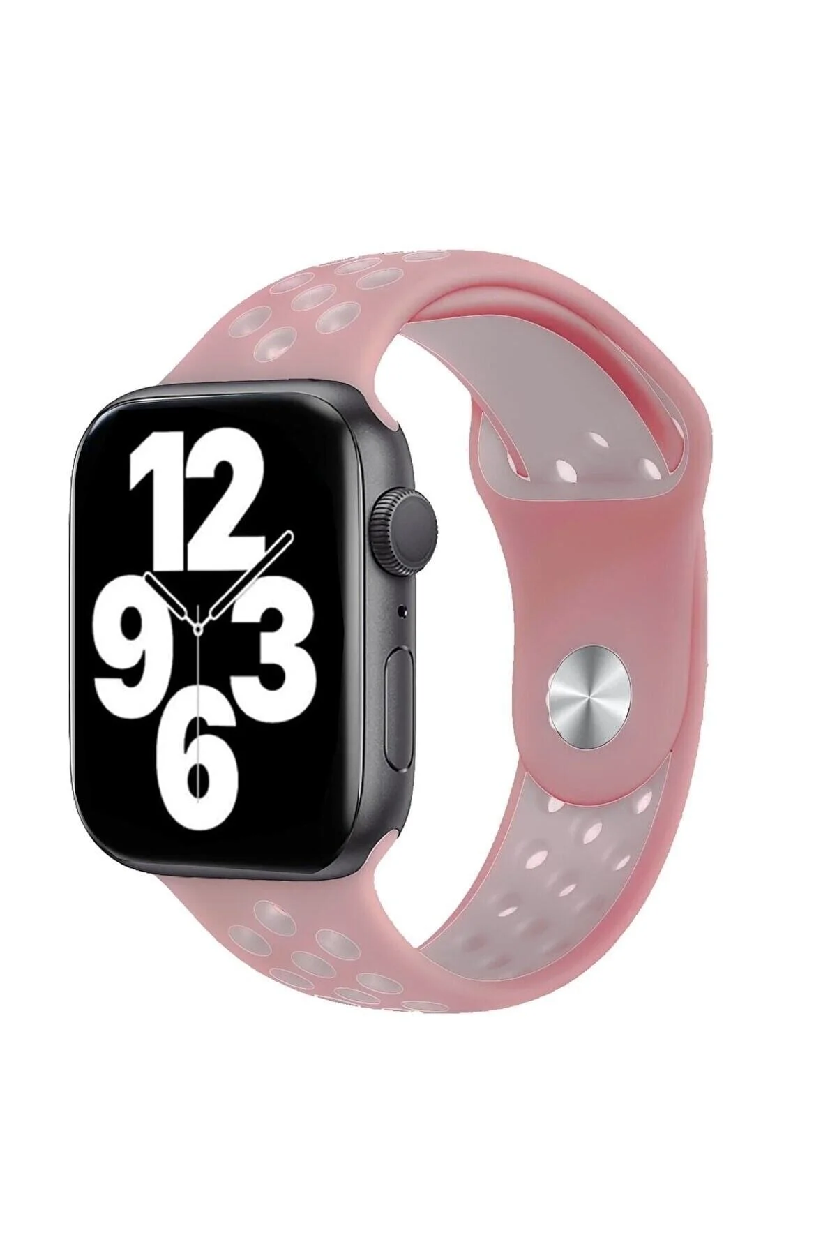 Apple Watch Uyumlukordon 1 2 3 4 5 6 Se 42 Mm / 44 Mm /45mm Silikon Kordon Kayış
