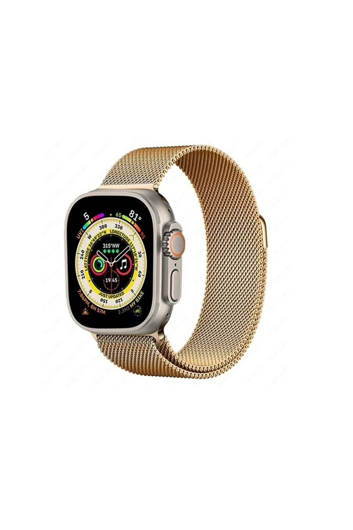 Apple Watch Uyumlu2 3 4 5 6 7 8 Se 38 40 41 Mm Paslanmaz Çelik Milanese Kordon - pazariz Görsel 2