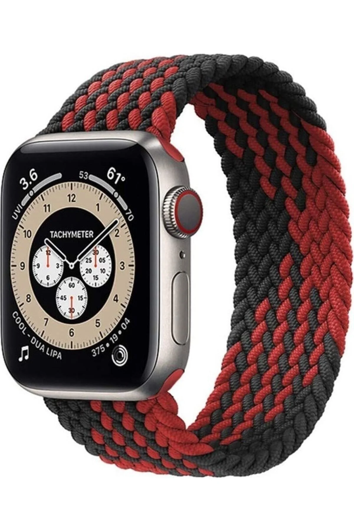 Apple Watch Uyumlu38mm 40mm 41mm 1/2/3/4/5/6/se/7/8 Kordon Örgü Kordon 32 12
