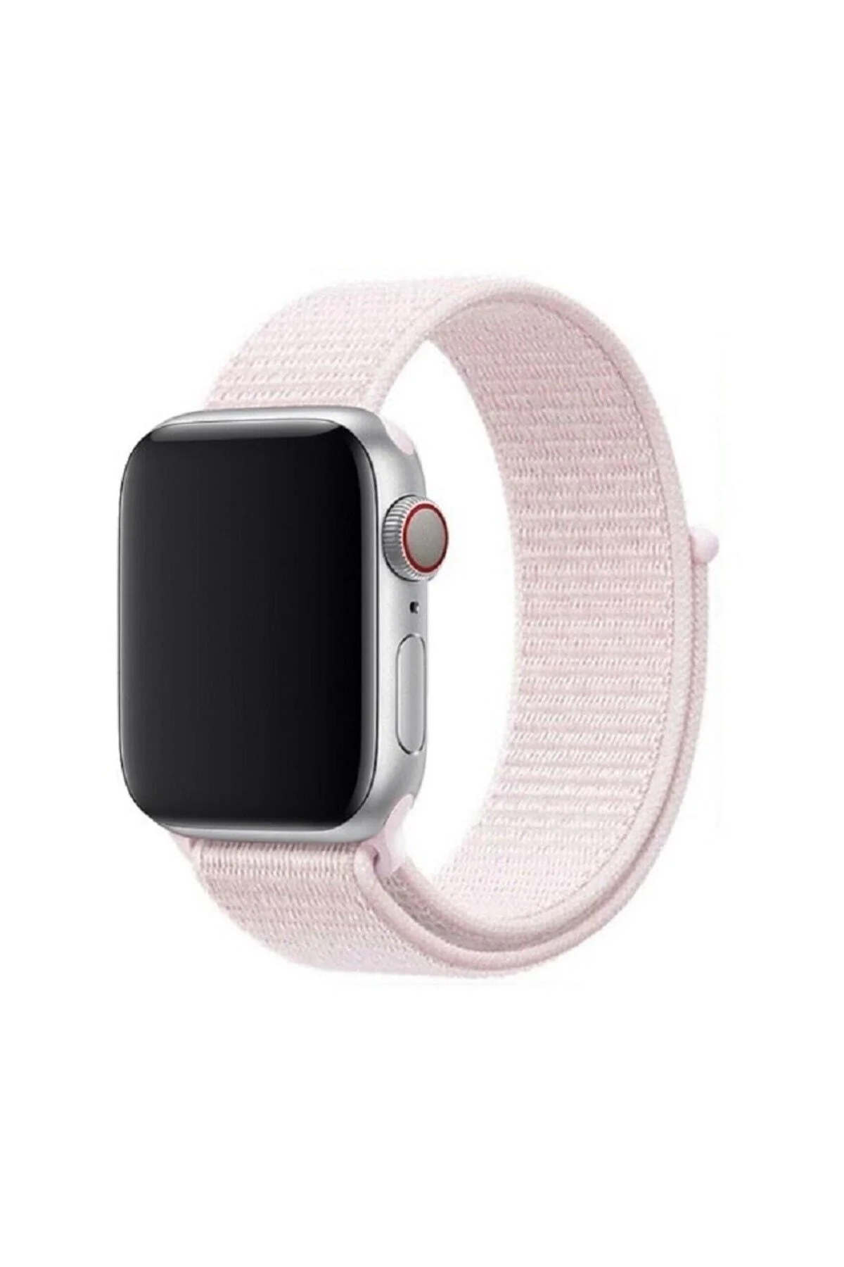 Apple Watch Uyumlu38-40-41 Mm 3 4 5 6 7 8 Se Hasır Dokuma Kordon Spor Cırtlı