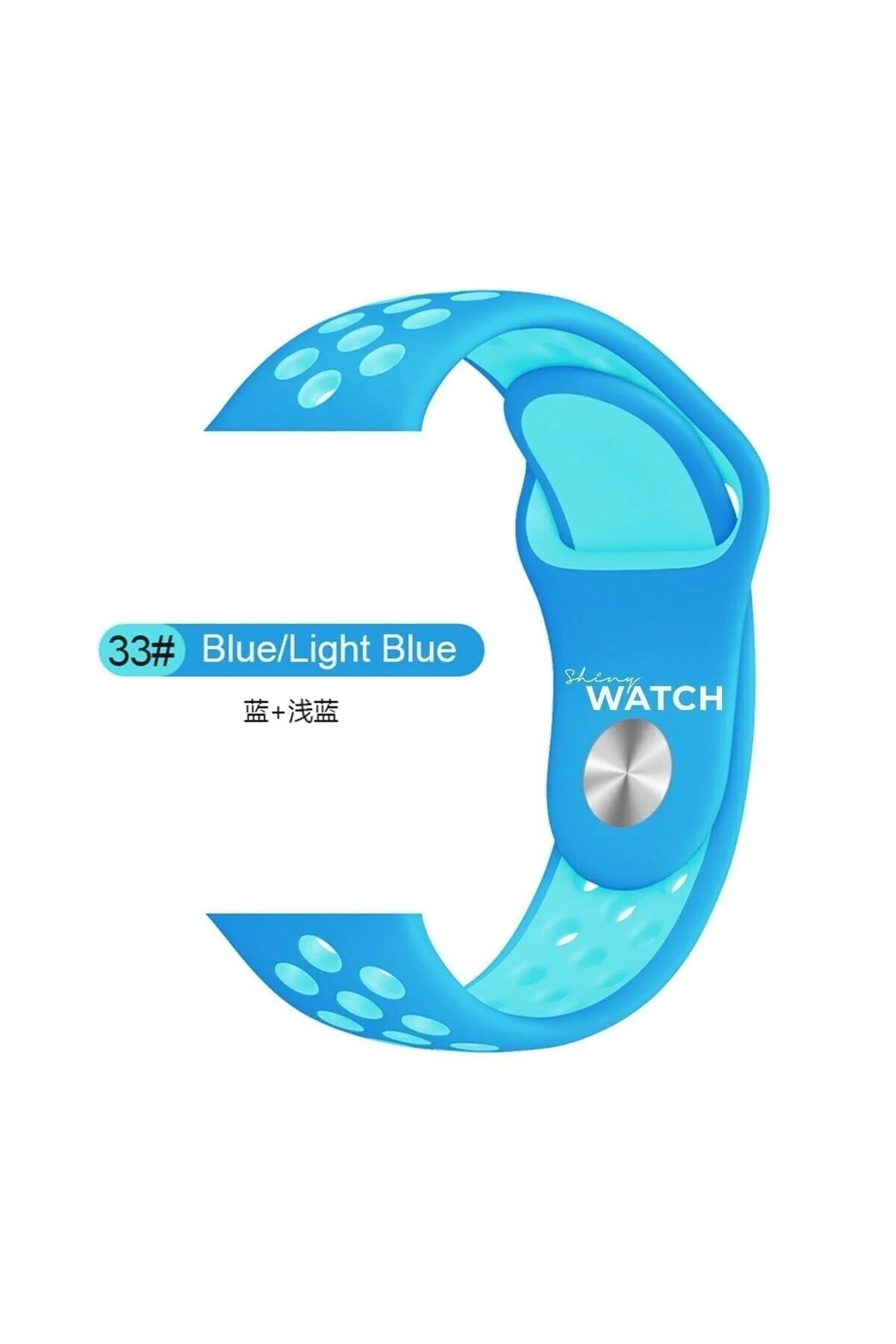 Apple Watch Uyumludelikli Silikon Kordon 42/44mm Blue Blue