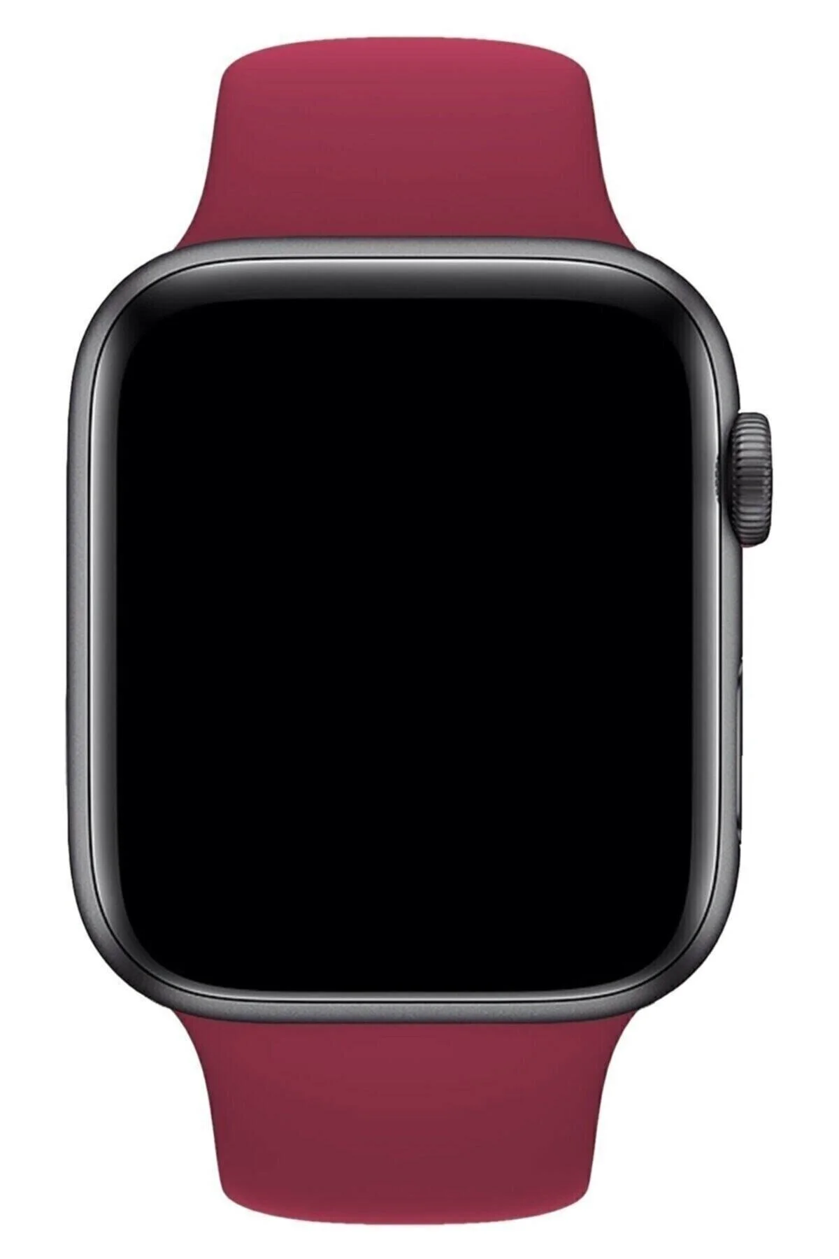 Apple Watch Uyumlu1 2 3 4 5 6 7 Se 40mm Klasik Silikon Kordon Kayış Kayalık Rose Red - pazariz Görsel 3