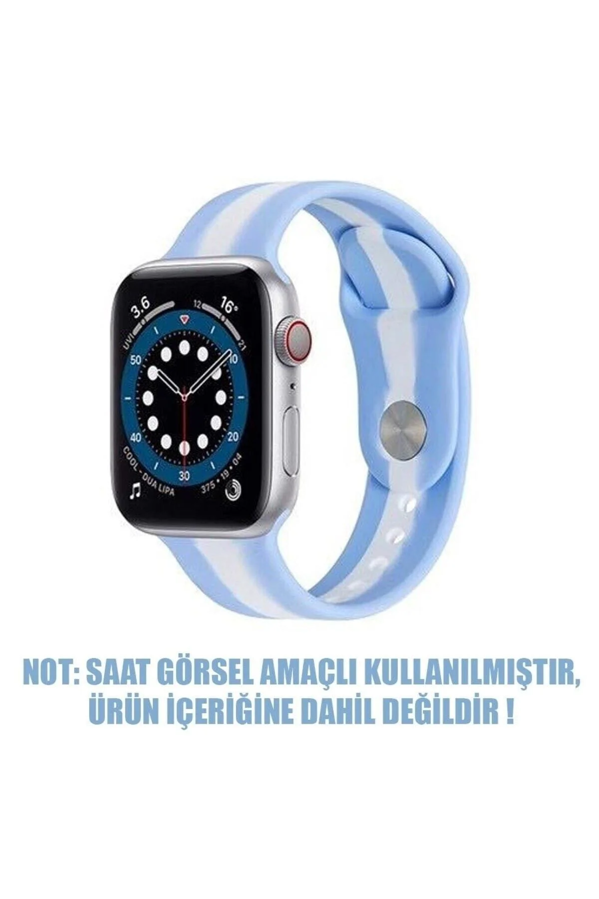 Apple Watch Uyumluseries 8 41mm Kordon Town Stripe Mavi - pazariz Görsel 2