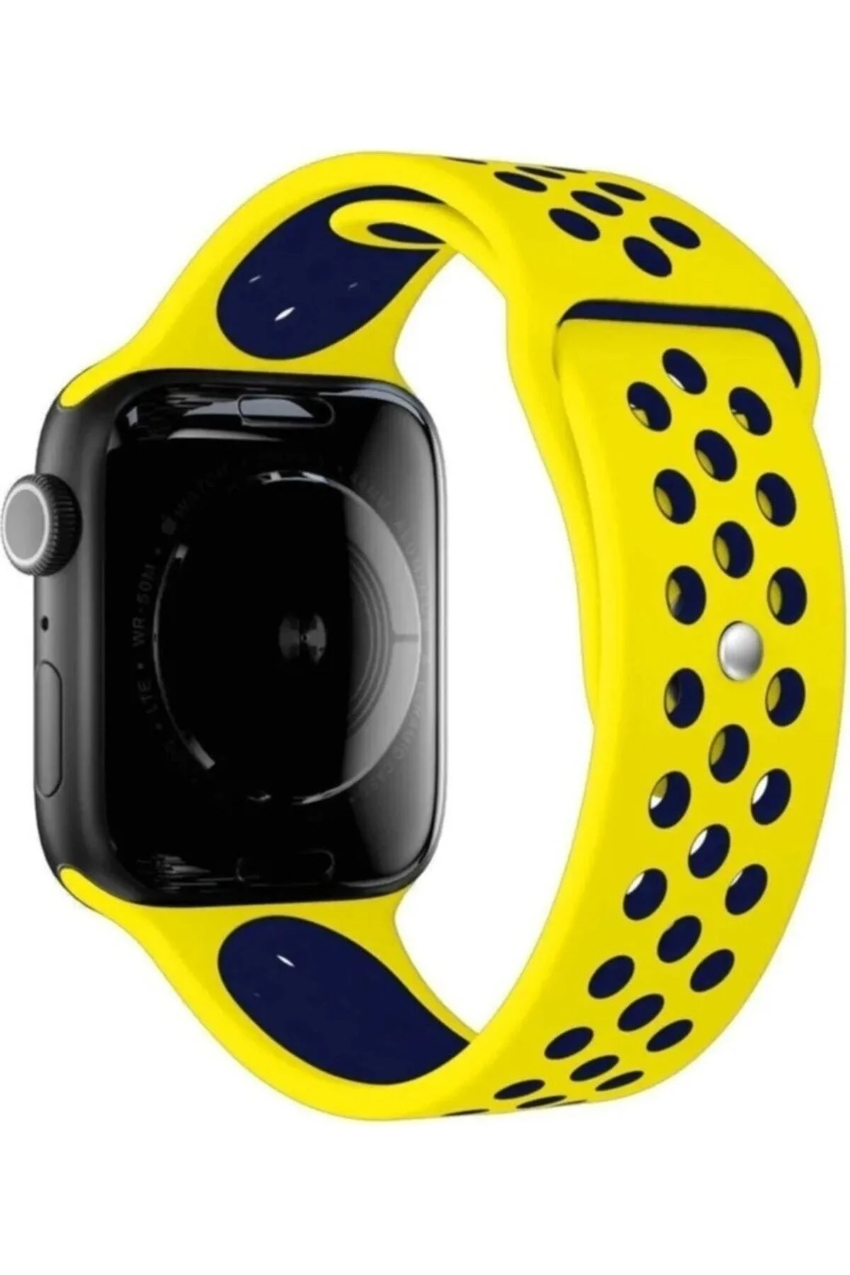 Apple Watch Uyumluultra 3 4 5 6 7 8 Se S 42 44 45mm Kordon Delikli Spor Band Kayış - pazariz Görsel 3