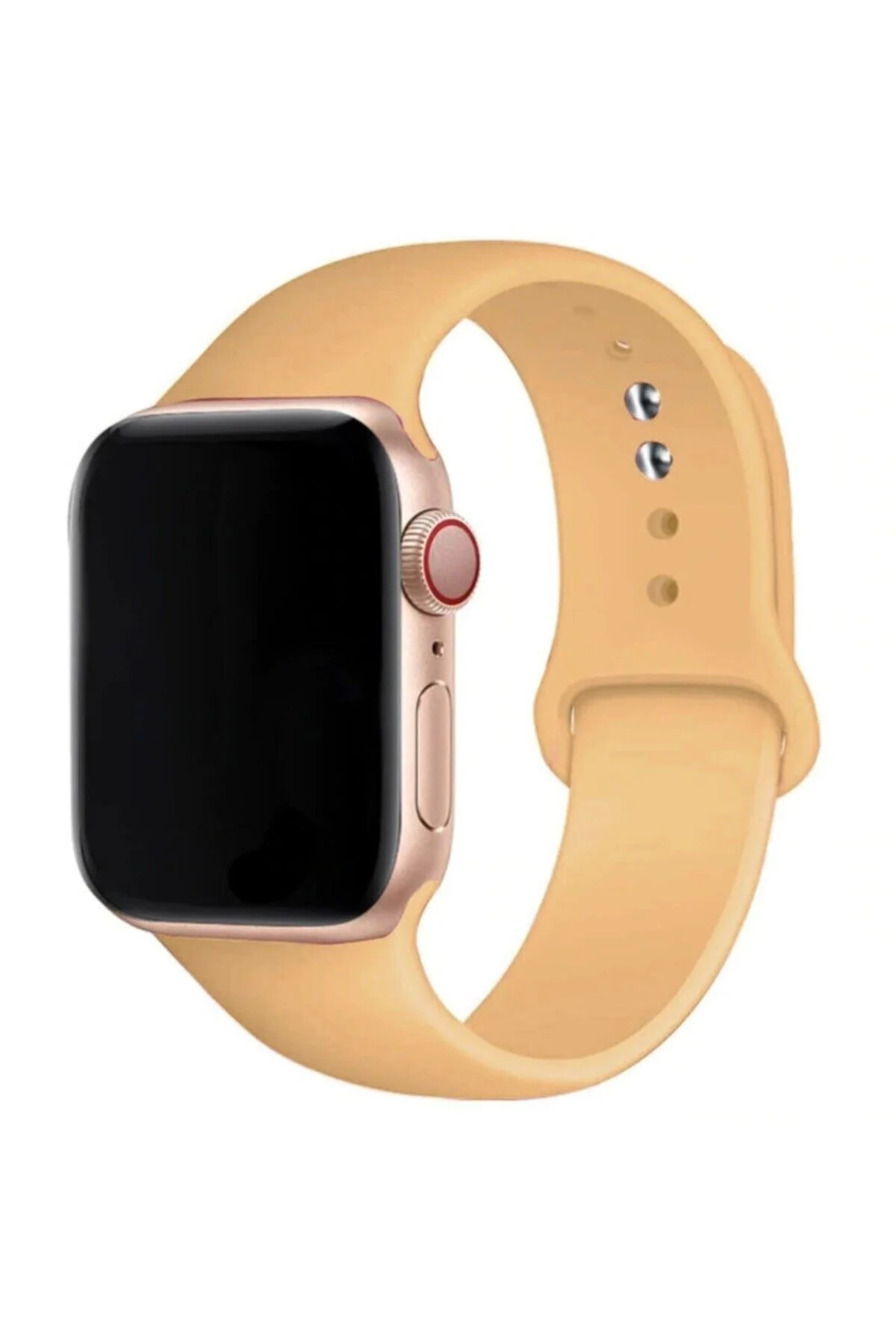 Apple Watch Uyumlu42mm 44mm 45mm 49mm 1/2/3/4/5/6/se/7/8/ultra Spor Silikon Kordon Walnut