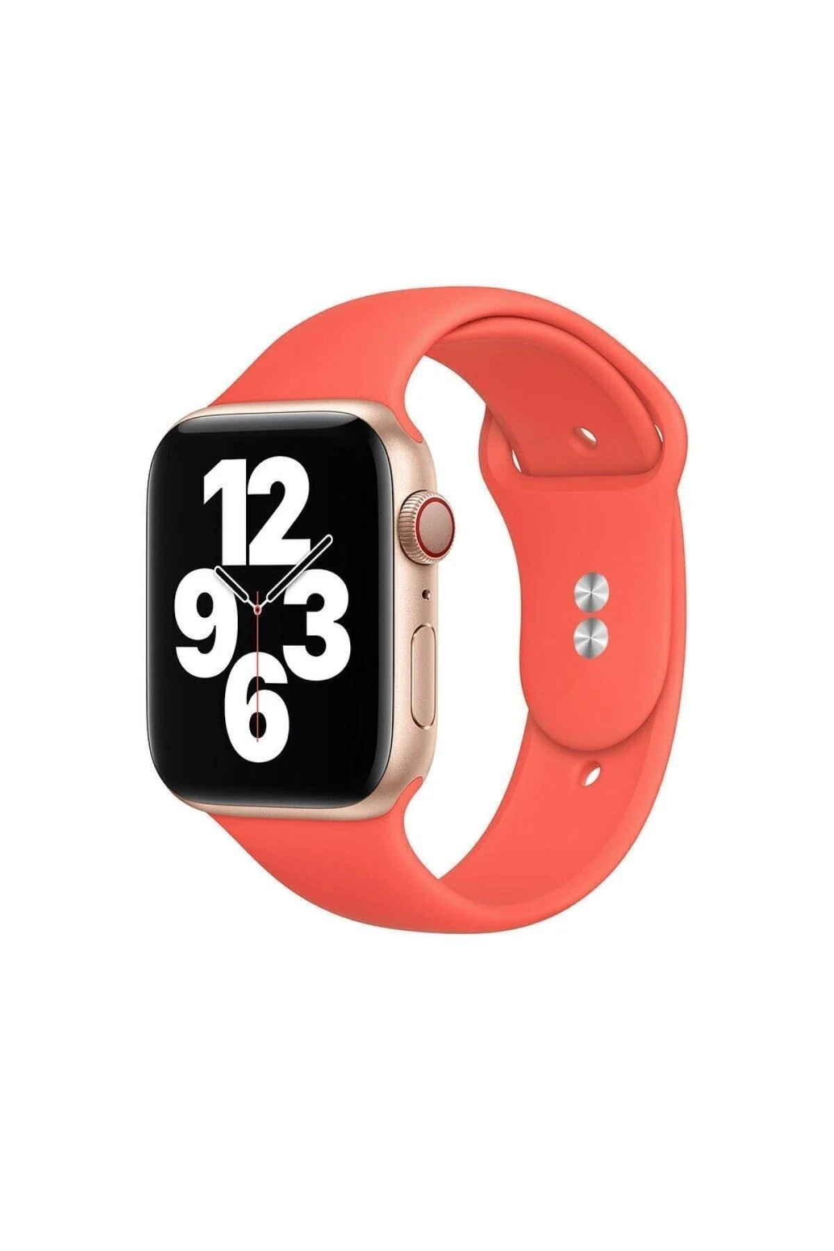 Apple Watch Uyumlu2 3 4 5 6 Se 38 Mm 40 Mm Spor Sililkon Kordon