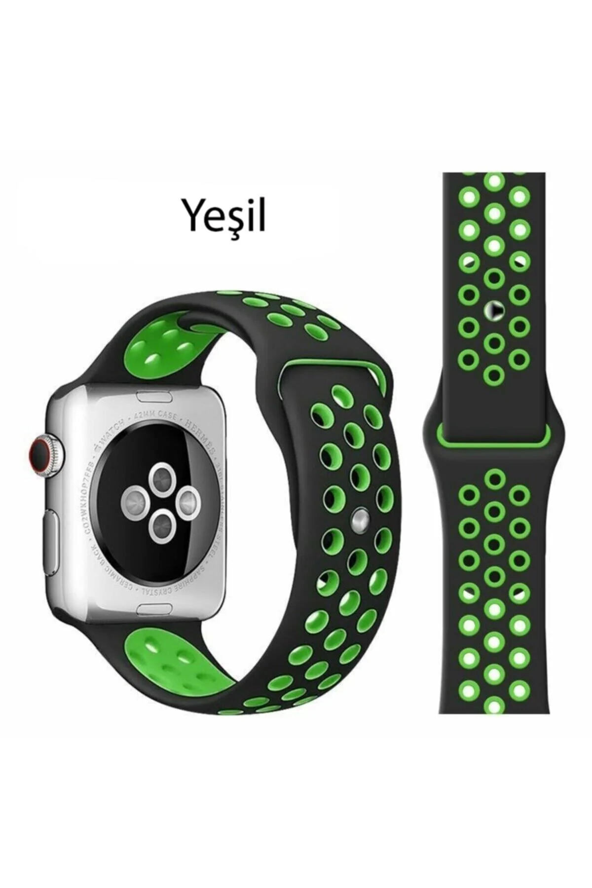 Apple Watch Uyumlu3 4 5 6 7 8 Ultra 42mm 44mm 45mm Spor Silikon Kordon