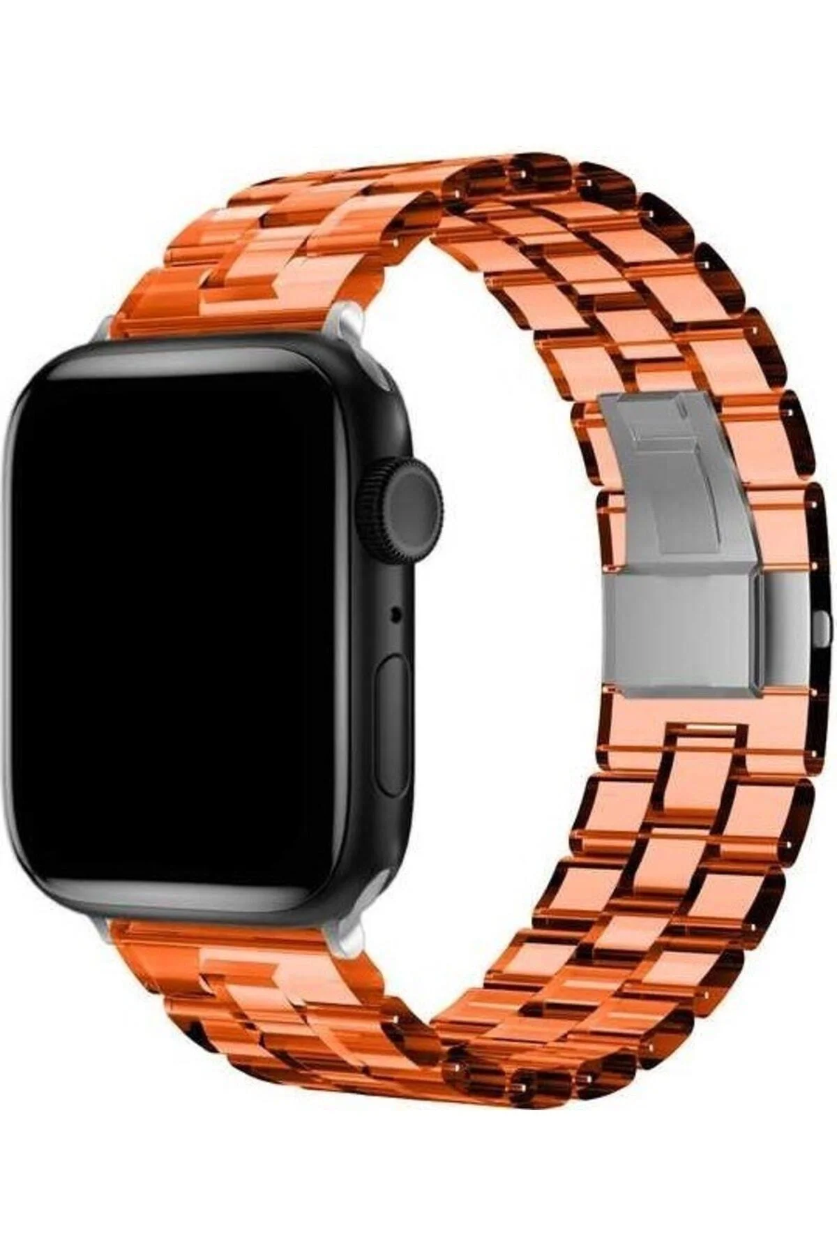 Apple Watch Uyumlu38mm 40mm 41mm 1/2/3/4/5/6/se/7/8 Kordon Şeffaf Polikarbon Kordon