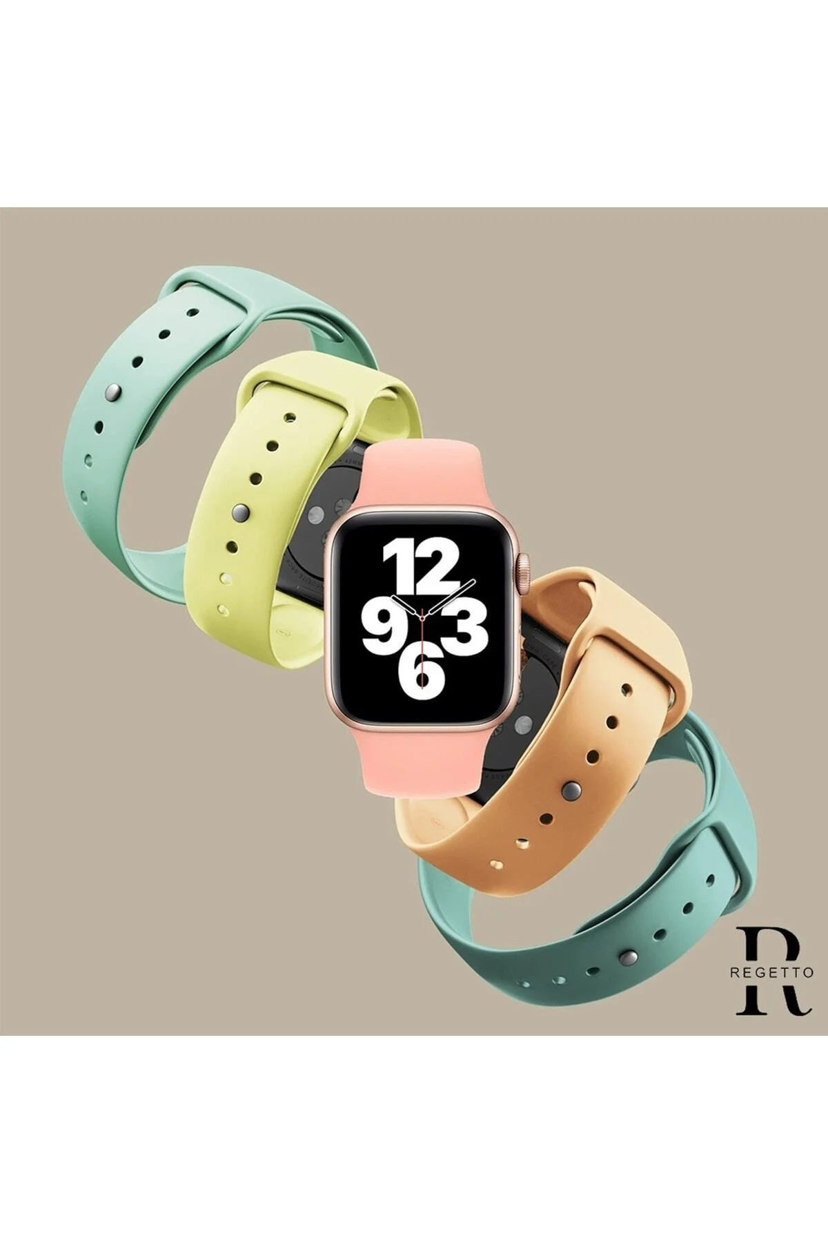 Apple Watch Uyumlu8 41mm Kordon Spor Silikon Koyu Mavi - pazariz Görsel 2