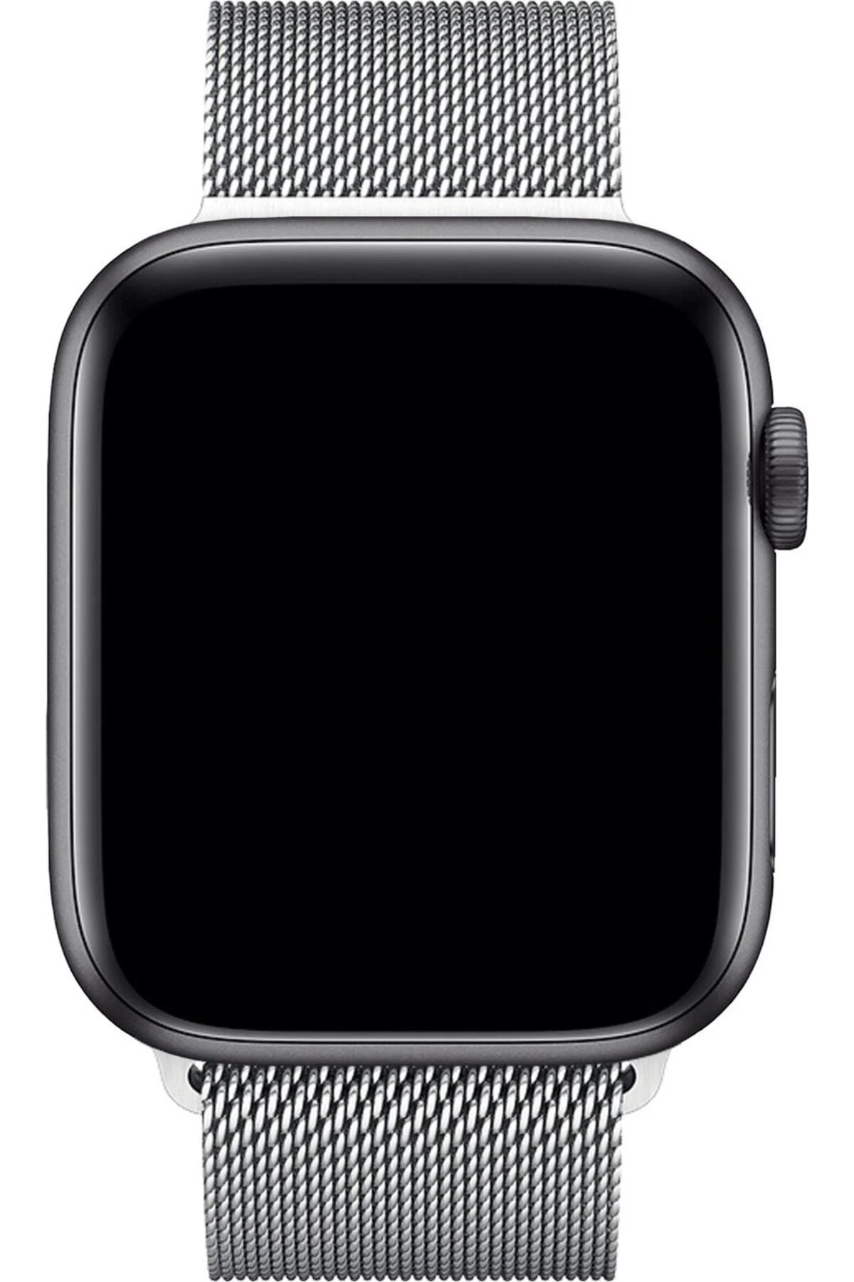 Apple Watch Uyumlu8 45 Mm Çelik Örgü Mıknatıslı Kordon - Gümüş - pazariz Görsel 3