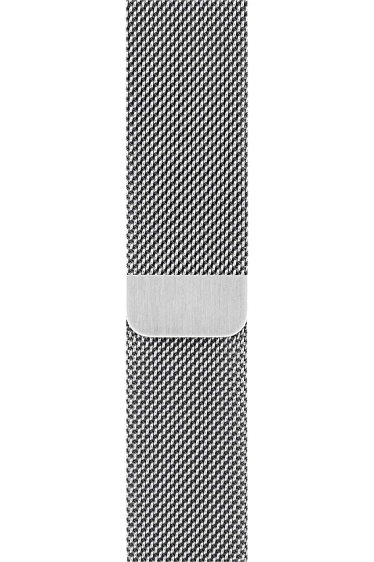 Apple Watch Uyumlu8 45 Mm Çelik Örgü Mıknatıslı Kordon - Gümüş