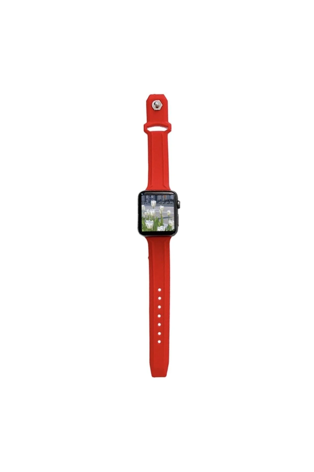 Apple Watch Uyumlu3 4 5 6 7 8 38mm 40mm 41mm Silikon Kordon