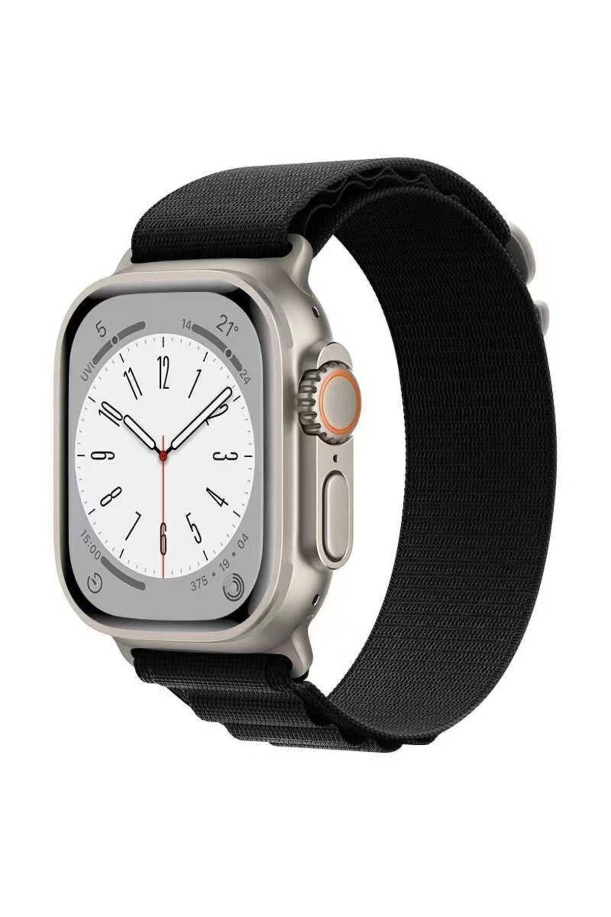 Apple Watch Uyumlugs Dt Pro T500 Ultra 3 4 5 6 7 8 Se 42 44 45 49 Mm Kumaş Kordon Kayış