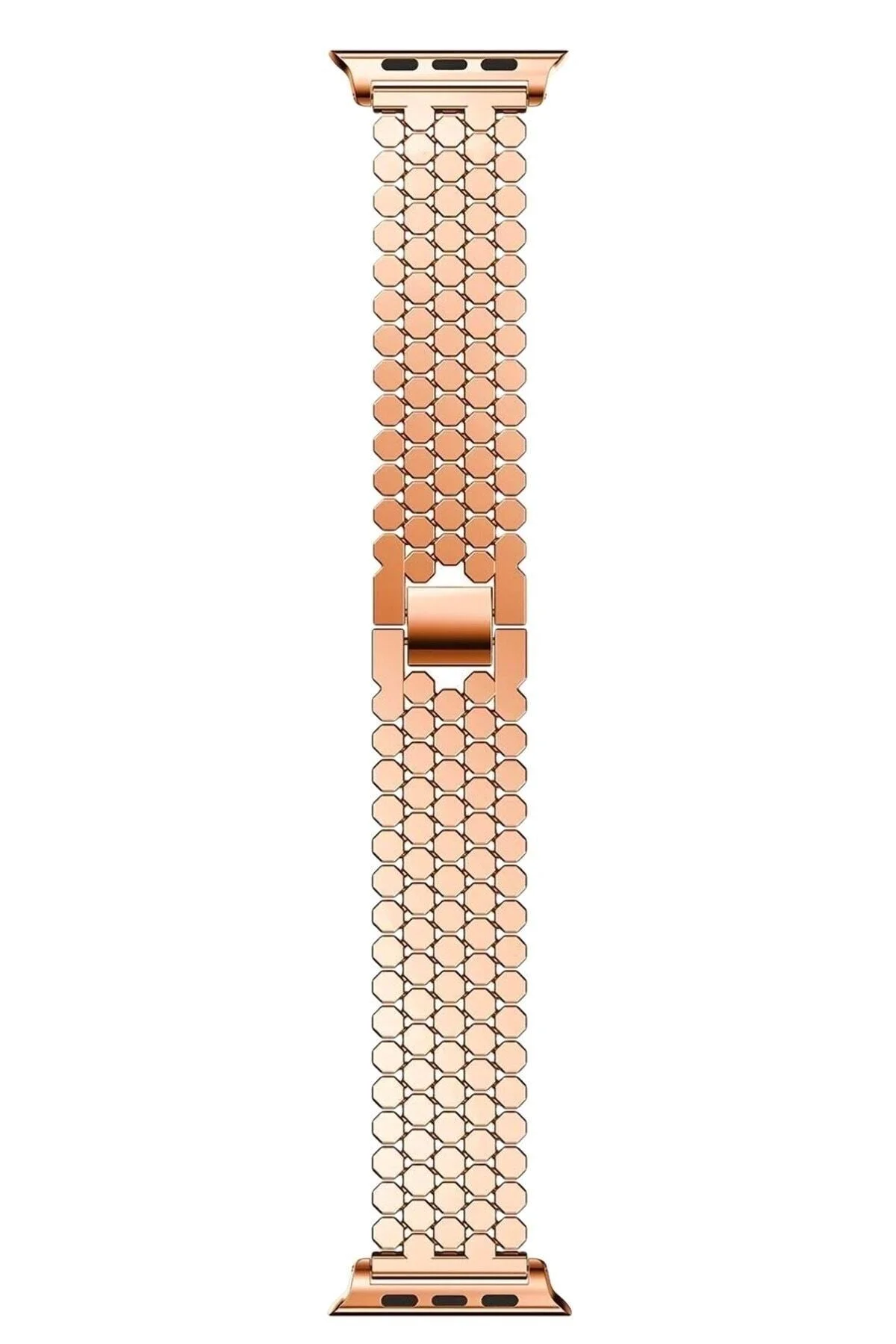 Apple Watch Uyumlu3 4 5 6 7 8 Se 38 40 41mm Kordon Kayış Bal Peteği Çelik Loop