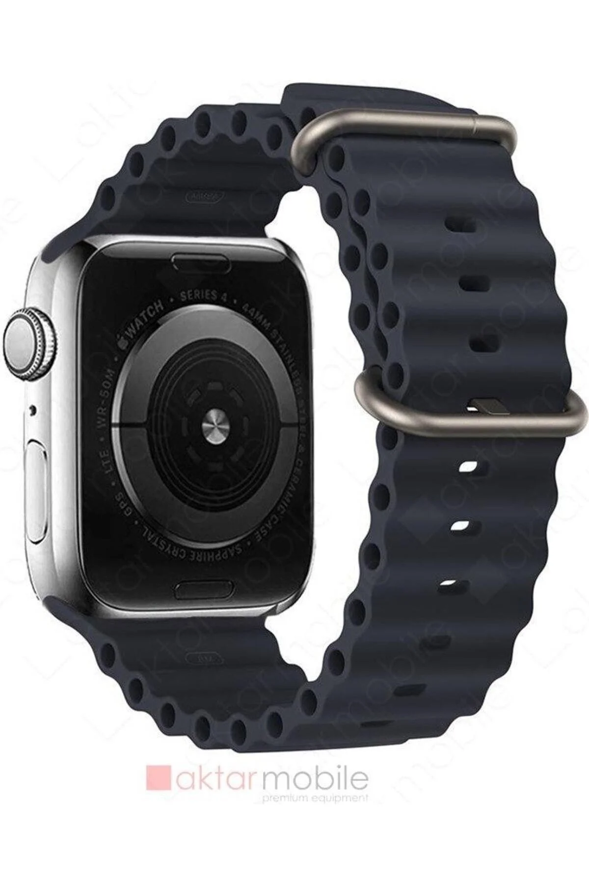 Apple Watch Uyumlu8 45 Mm Silikon Kordon Kordon Silindirik Kayış