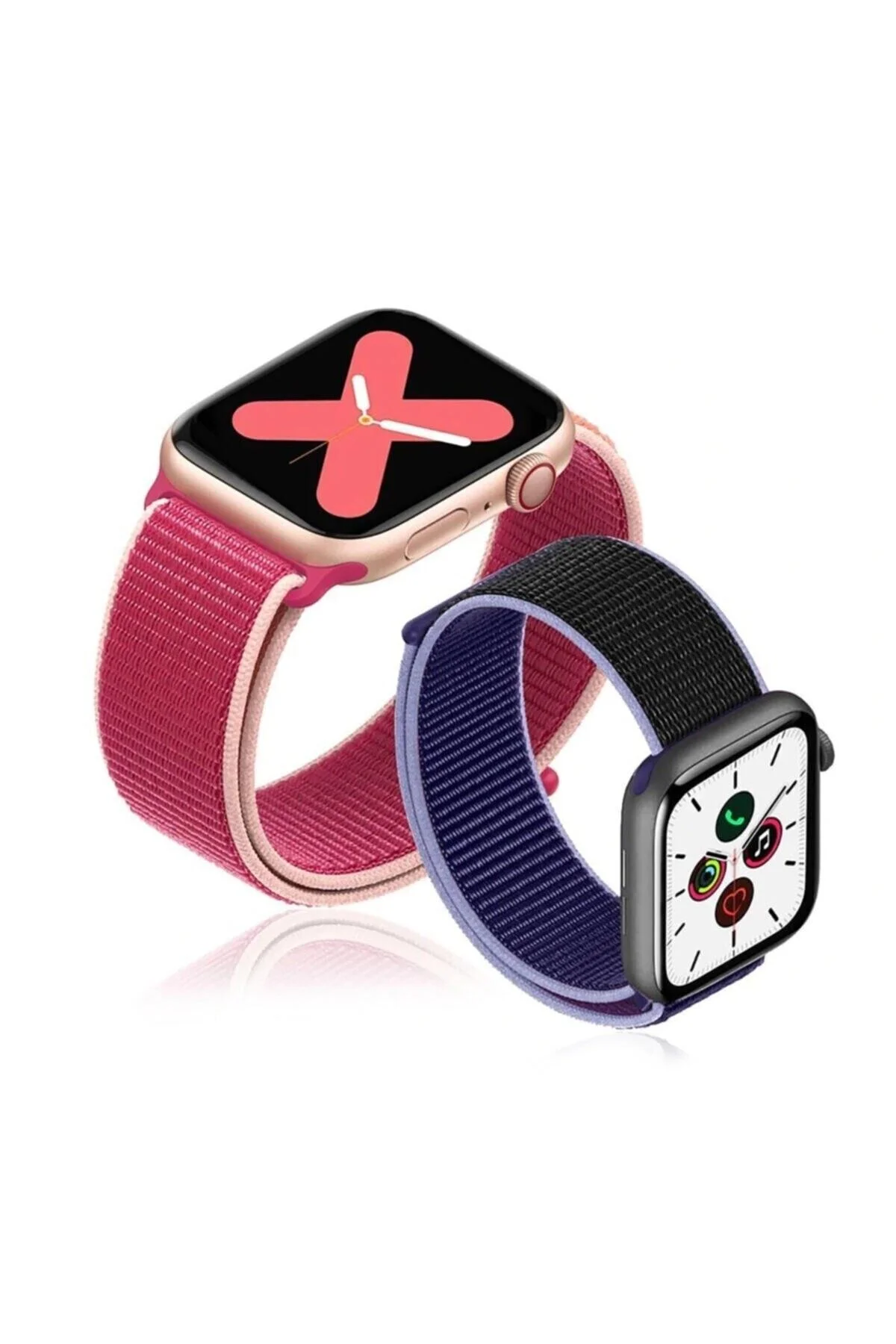 Apple Watch Uyumlu38-40mm Krd3 Hasır Kordon - pazariz Görsel 3
