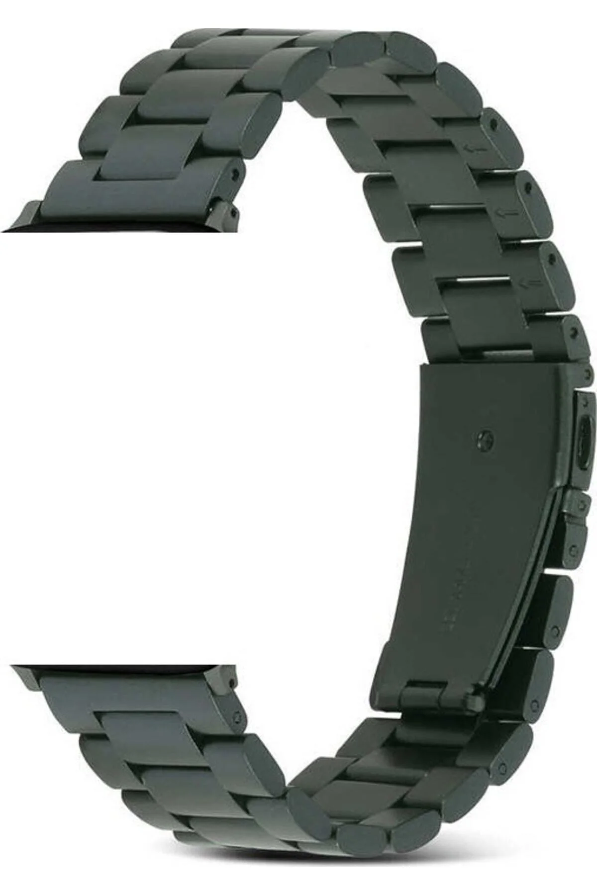 Apple Watch Uyumluseries 8 45mm Kordon Hasır Metal Örgülü Ayarlanair Siyah - pazariz Görsel 3