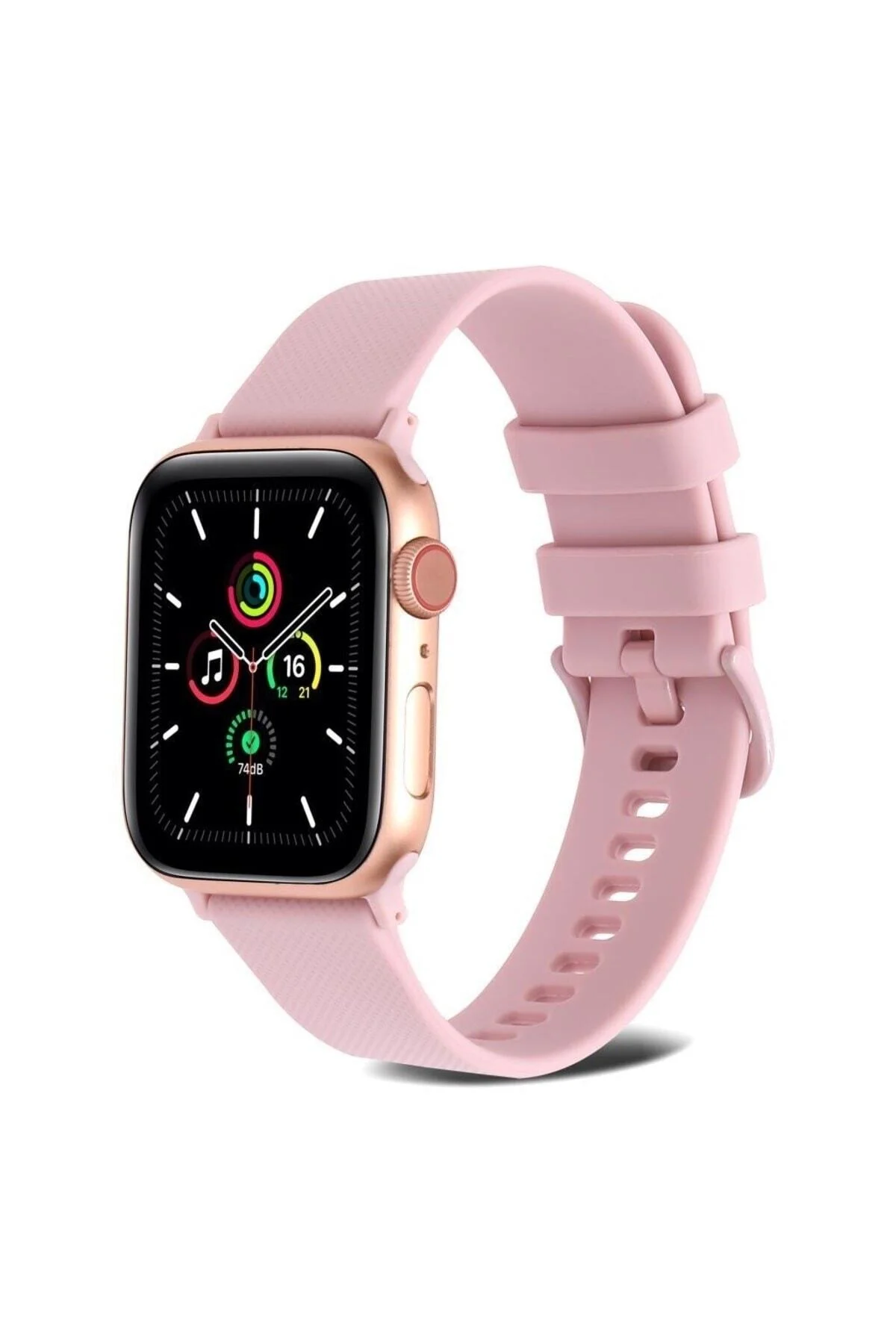 Apple Watch Uyumlu3 4 5 6 7 8 38mm 40mm 41mm Silikon Kordon