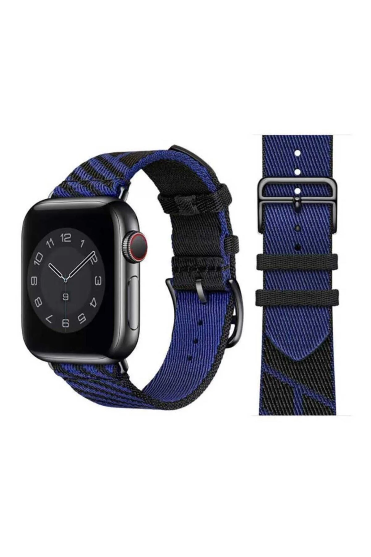 Apple Watch Uyumlugs Dt Pro T500 Ultra 2 3 4 5 6 7 8 Se 42 44 45 49 Mm Hasır Örgü Kordon