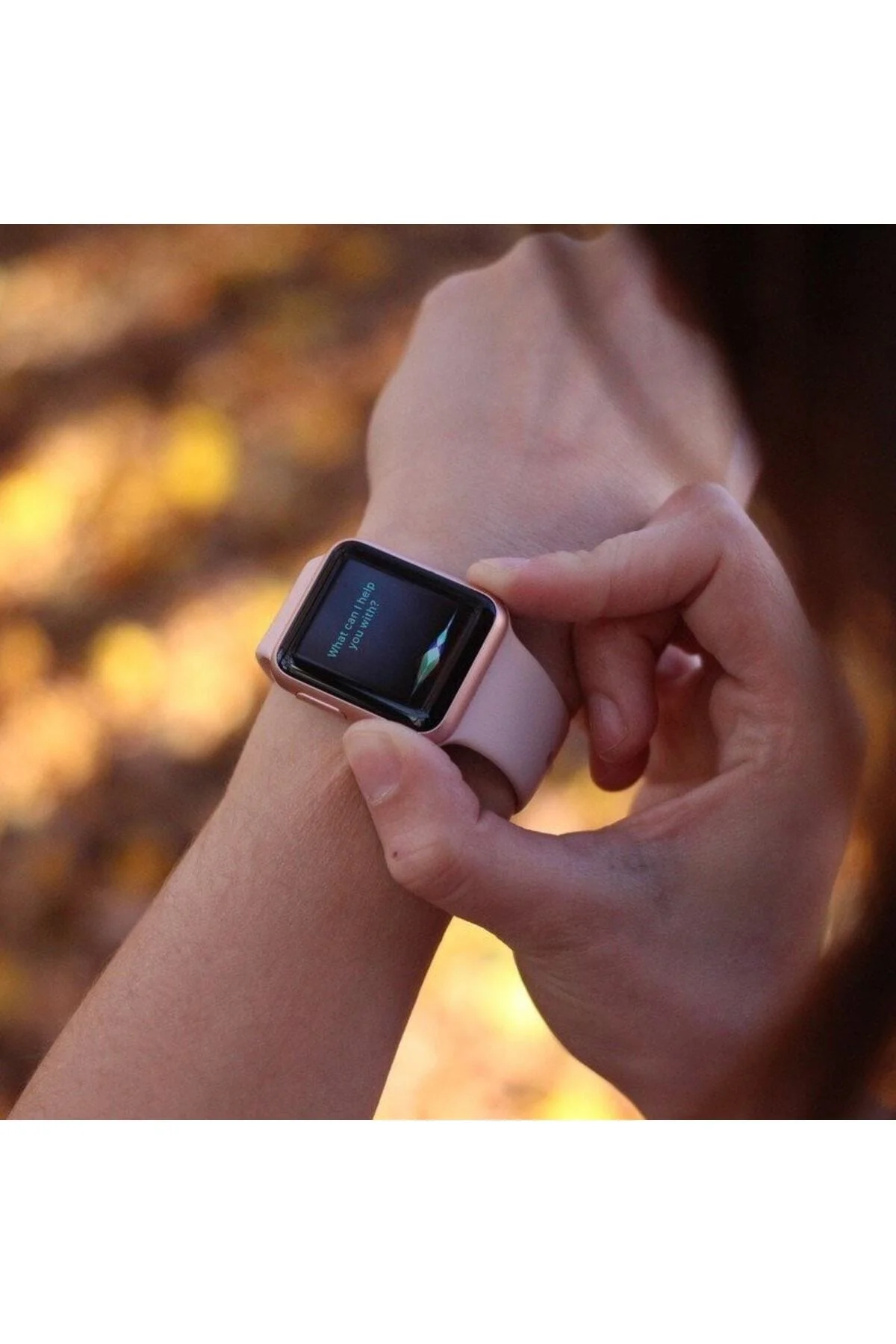 Apple Watch Uyumluseries 8 45mm Kordon, Silikon Spor Kırmızı - pazariz Görsel 4