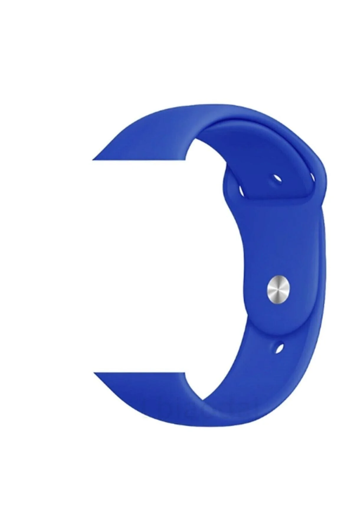 Apple Watch Uyumlu7/8 41mm Klasik Silikon Kordon Estroil Blue