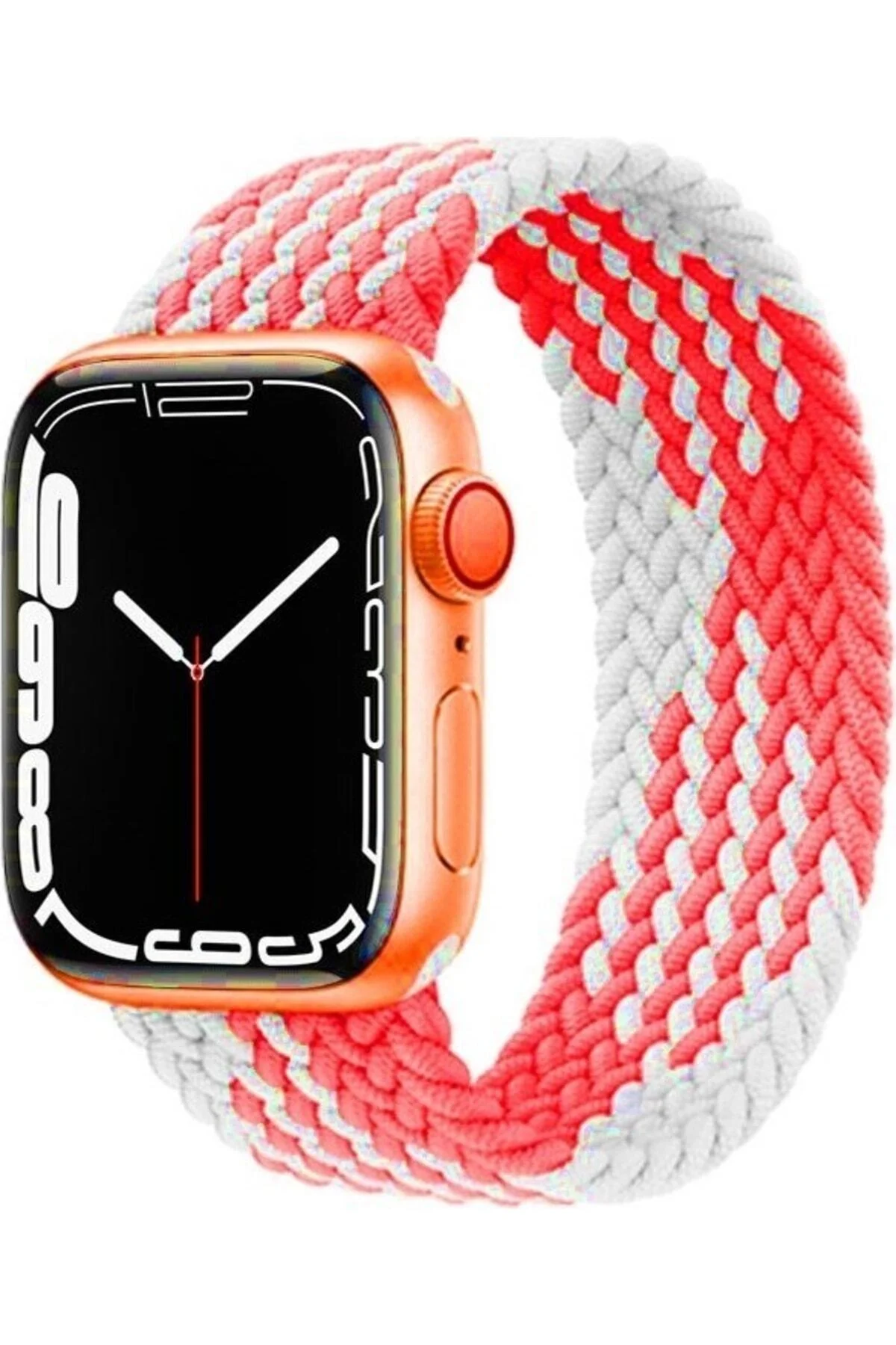 Apple Watch Uyumlu38mm 40mm 41mm 1/2/3/4/5/6/se/7/8 Kordon Örgü Kordon 32 12