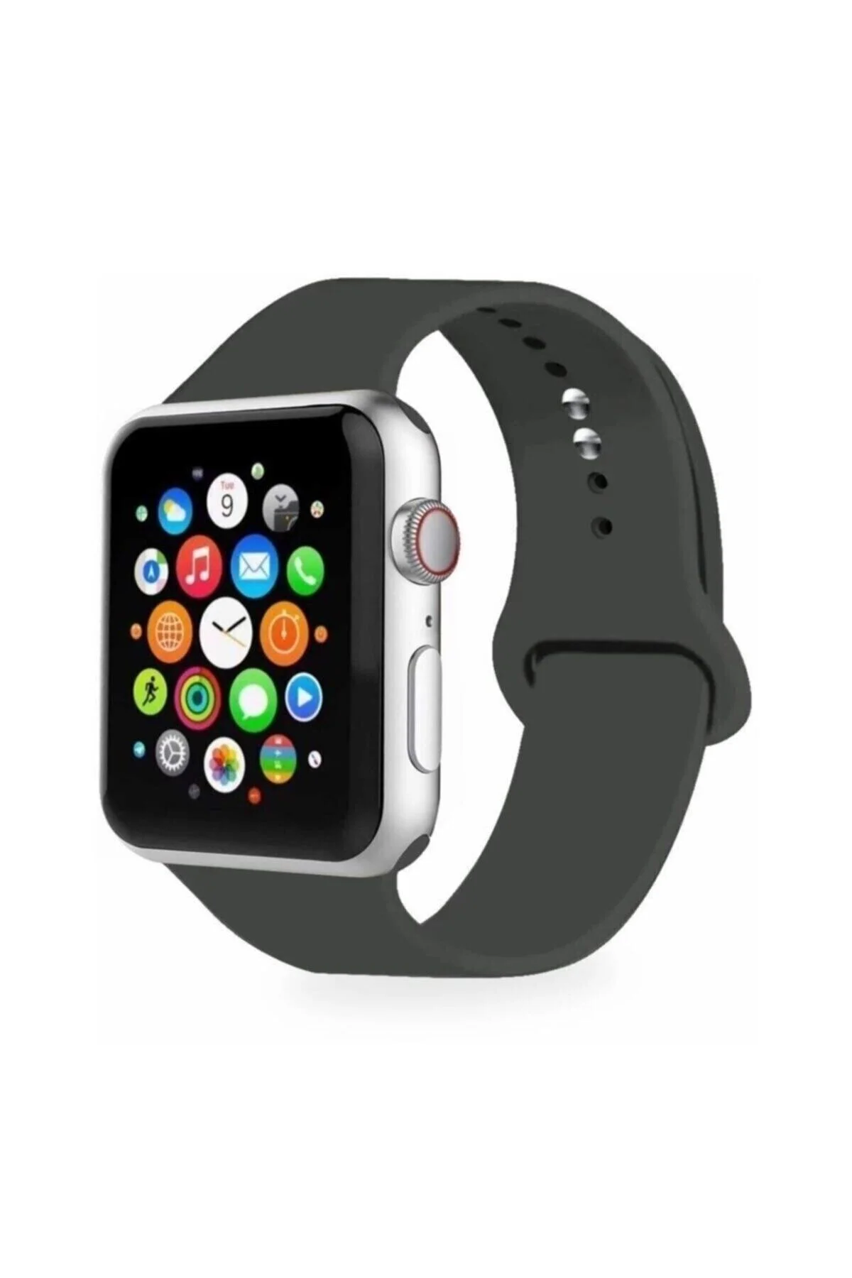 Apple Watch Uyumlukordon 2 3 4 5 38 Mm Ve 40 Mm Silikon Kordon Kayış