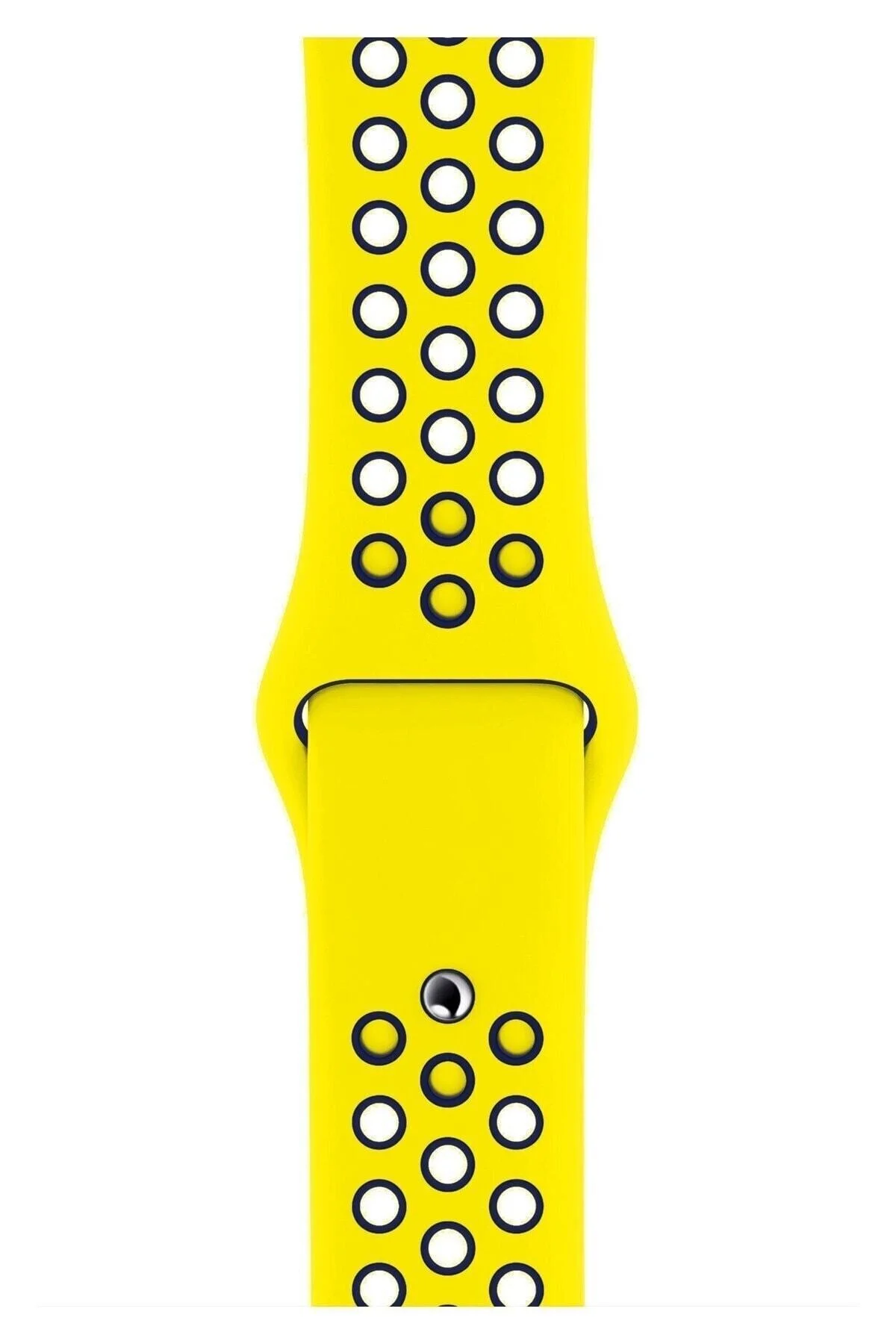 Apple Watch Uyumlusilikon Kayış Delikli Kordon 1 2 3 4 5 6 7 Se 42mm/44mm/45mm