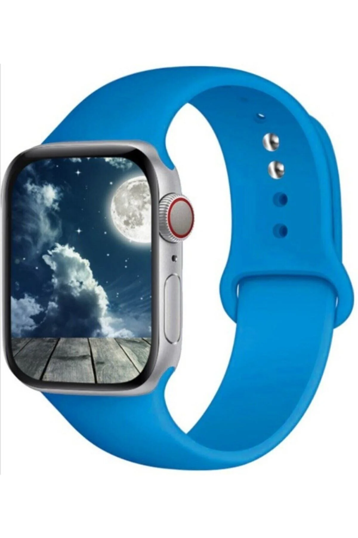 Apple Watch Uyumlu42mm 44mm 45mm 49mm 1/2/3/4/5/6/se/7/8/ultra Spor Silikon Kordon