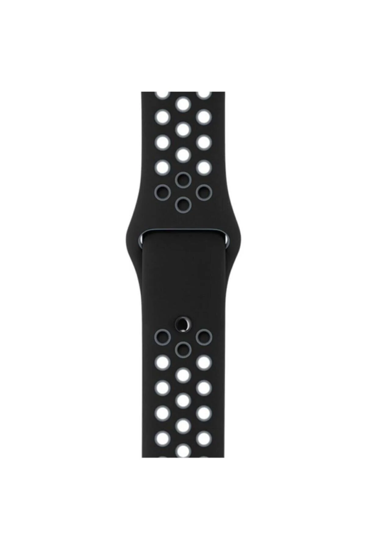 Apple Watch Uyumlu8 7 6 5 4 3 Se Serisi 42mm-44mm-45mm Delikli Silikon Spor Kordon - pazariz Görsel 2