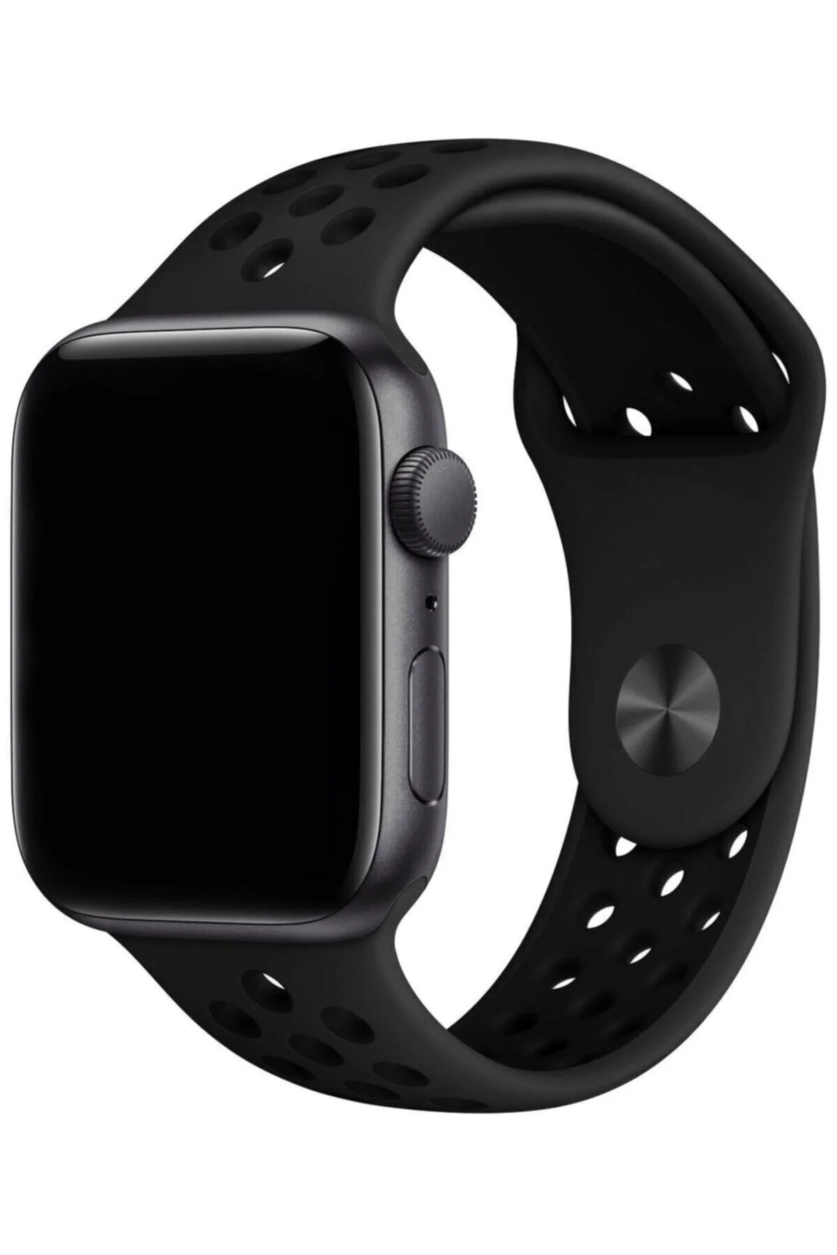 Apple Watch Uyumlu8 7 6 5 4 3 Se Serisi 42mm-44mm-45mm Delikli Silikon Spor Kordon
