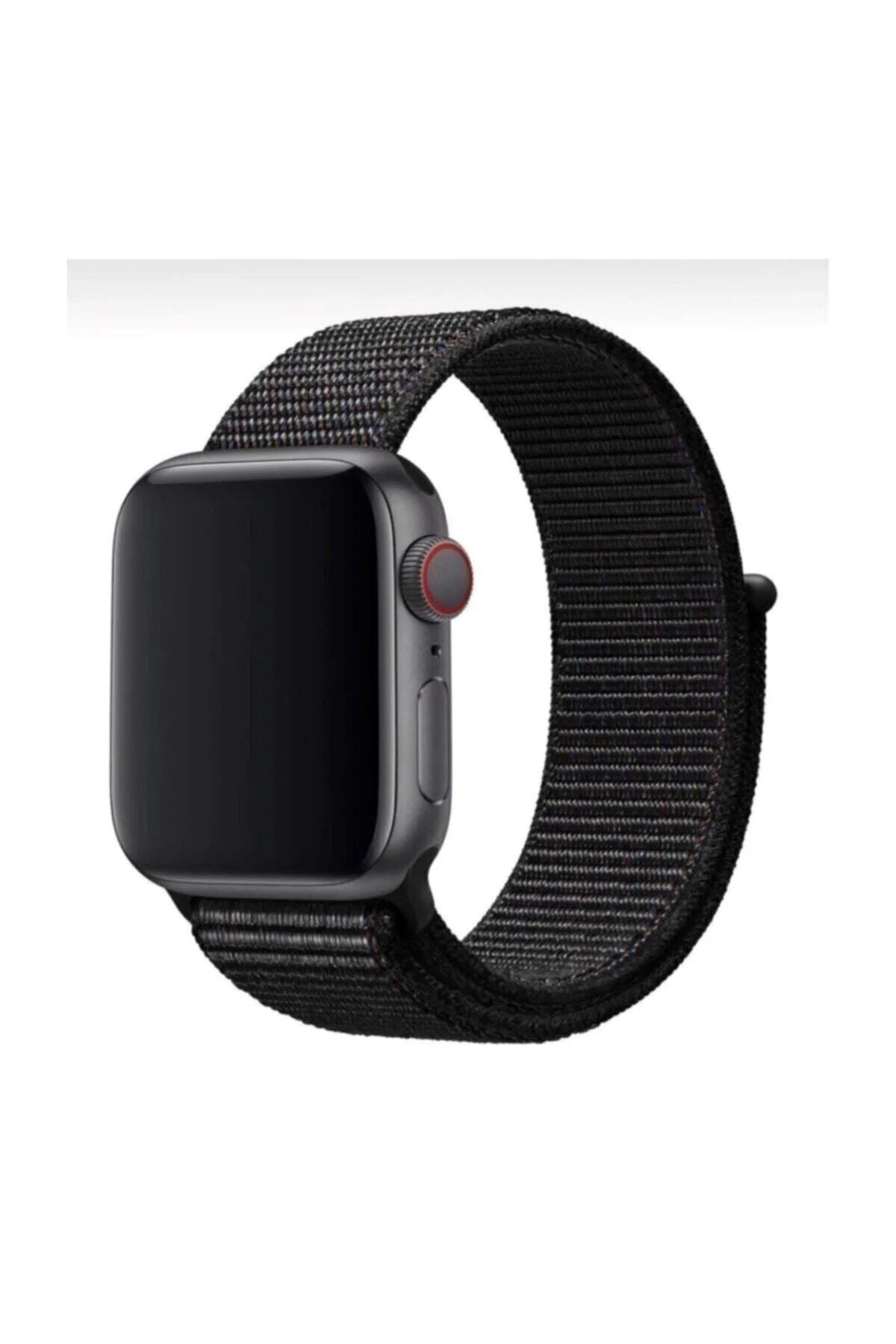 Apple Watch Uyumlu Hasırlı 1-2-3-4-5 Serisi 38mm - 40mm Uyumlu Spor Kordon