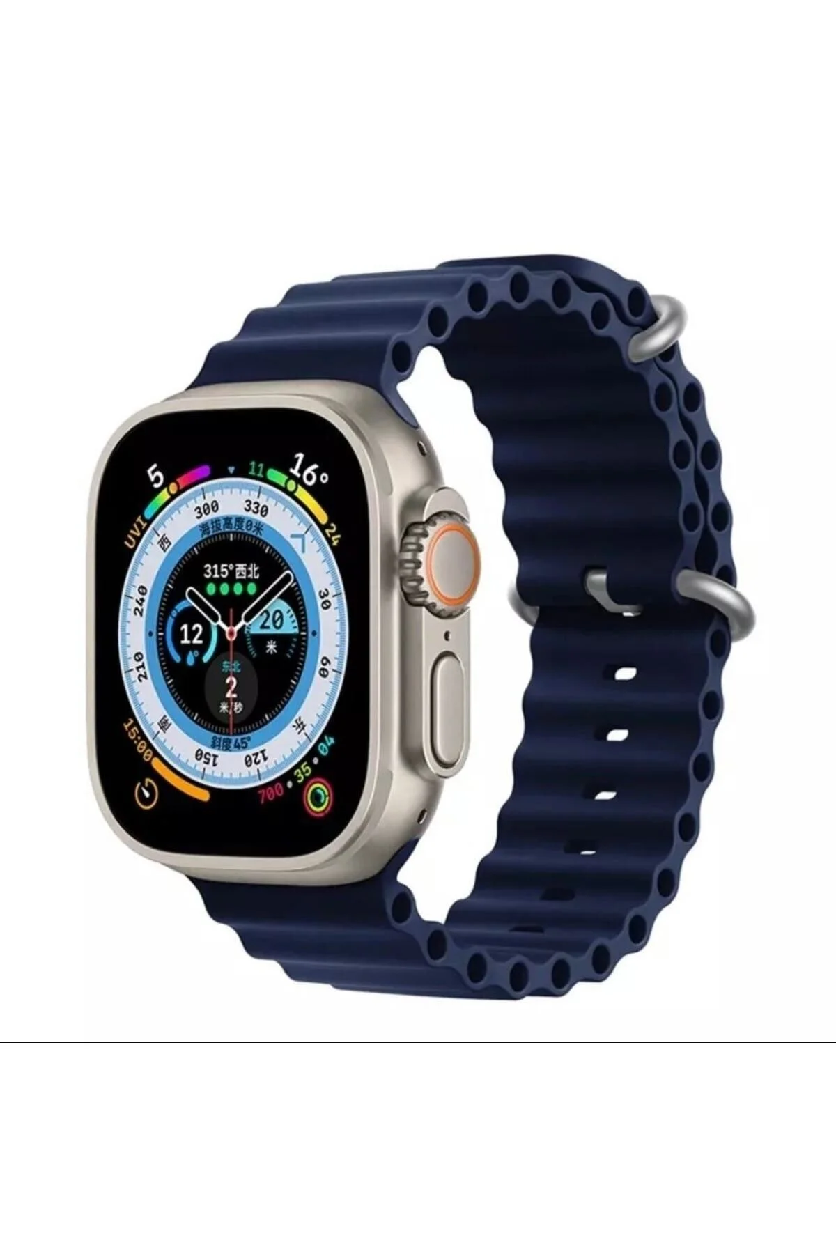 Apple Watch Uyumlu1 2 3 4 5 6 7 8 Se Ultra 42mm/44mm/45mm/49mm Kordon Kayış